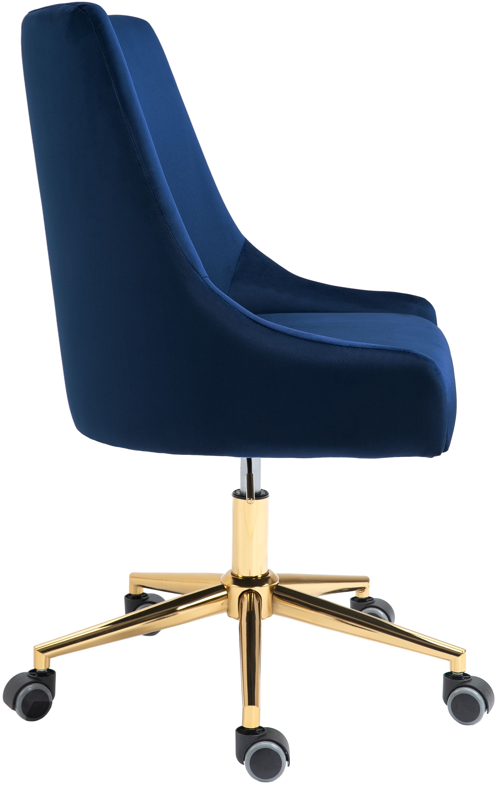 Karina Velvet Office Chair