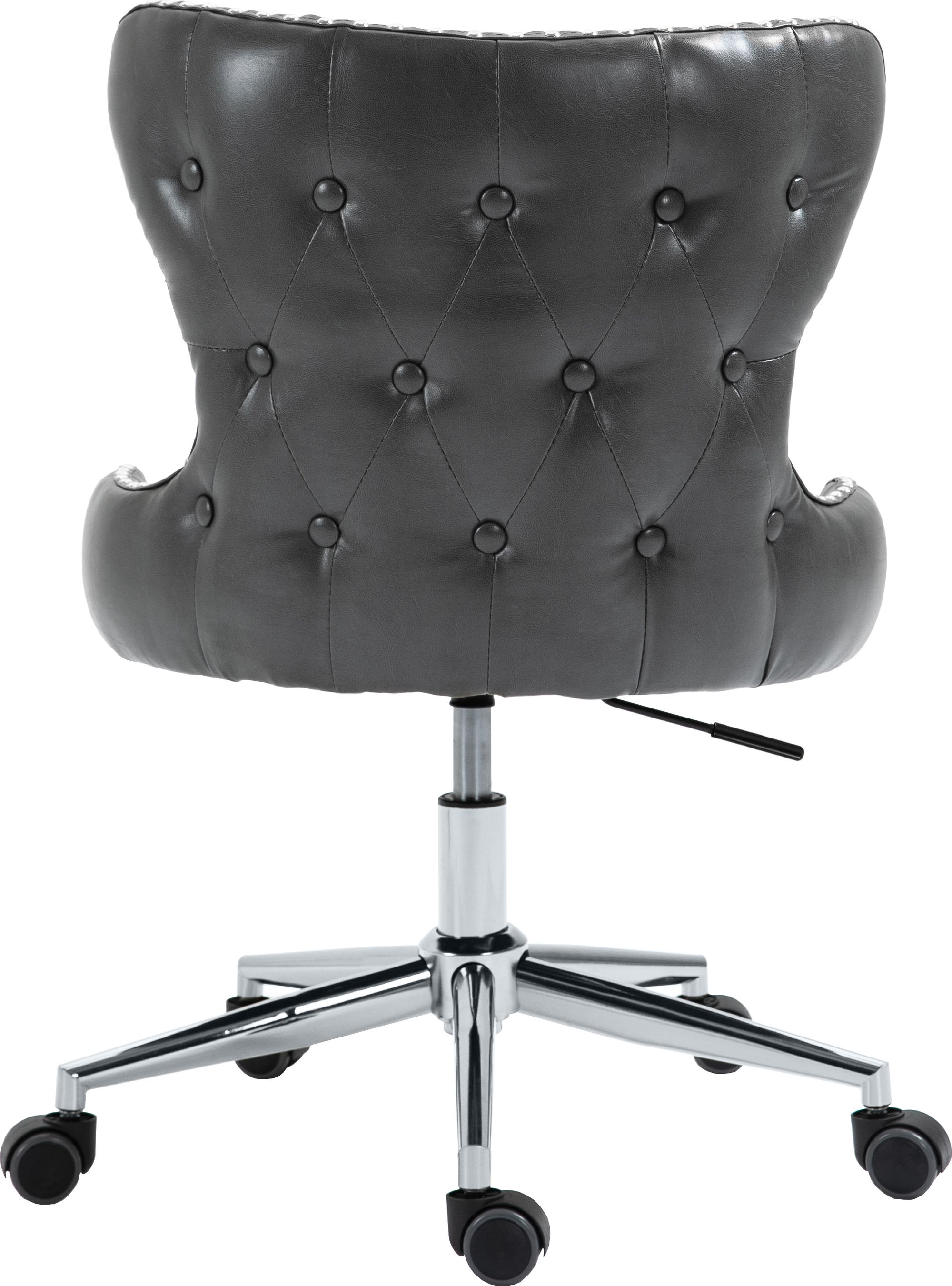 Hendrix Faux Leather Office Chair with Chrome Base