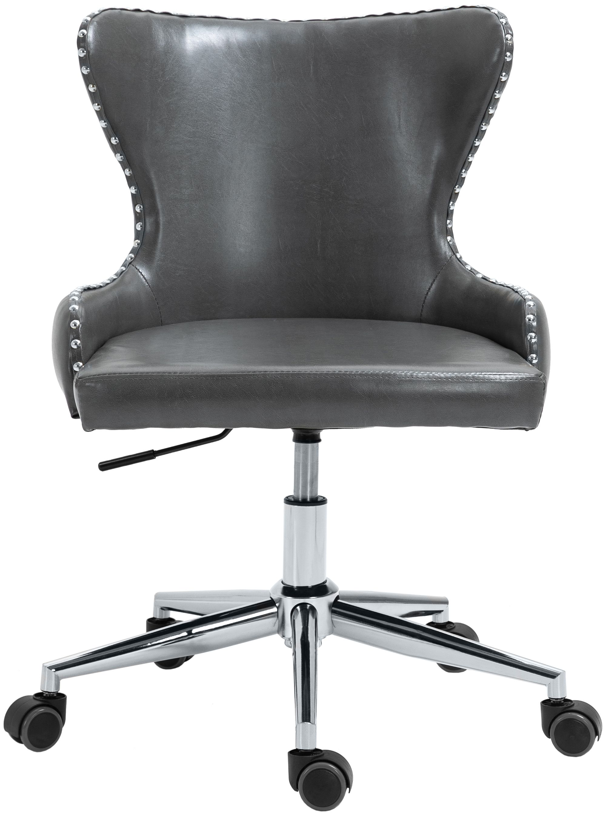 Hendrix Faux Leather Office Chair with Chrome Base