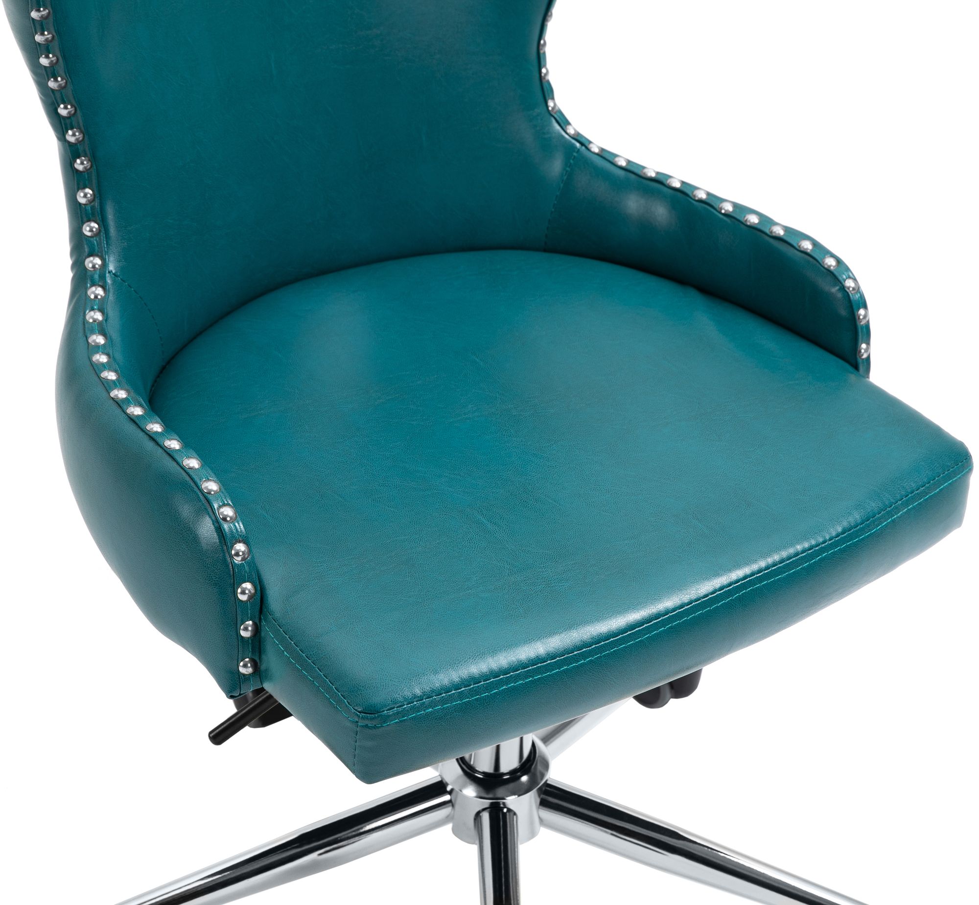 Hendrix Faux Leather Office Chair with Chrome Base