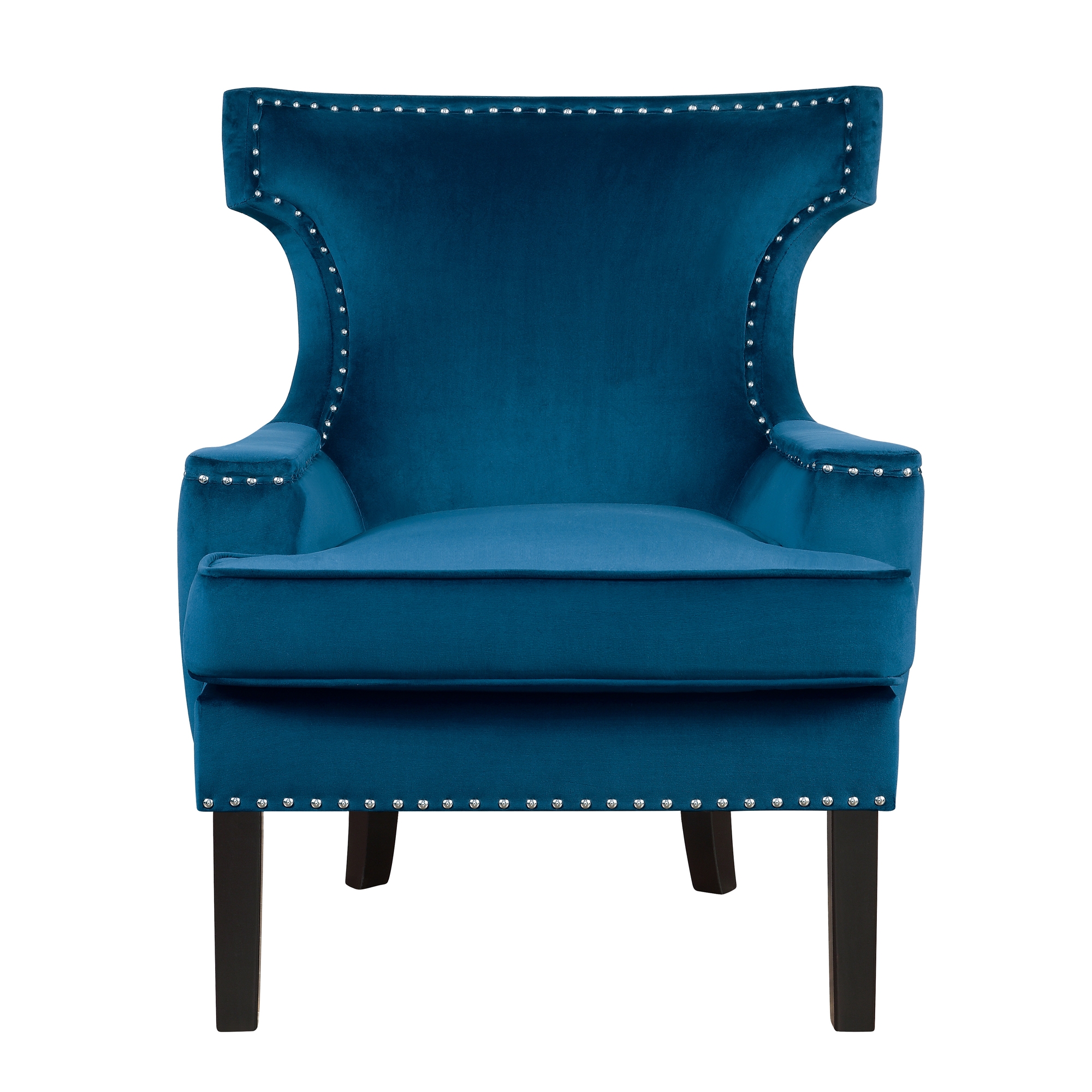 Lapis Velvet Accent Chair