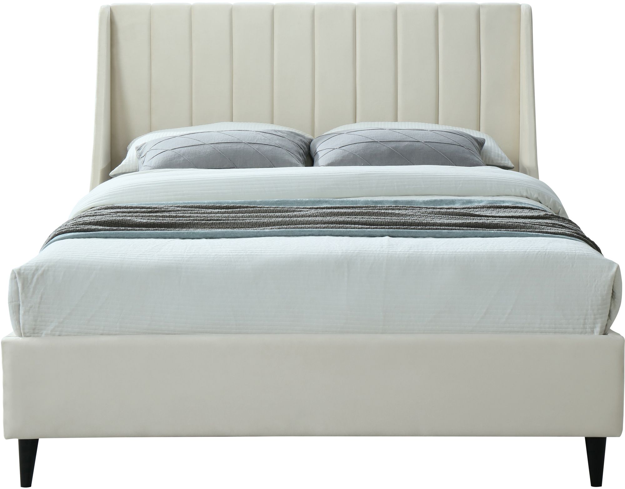 Eva Velvet Full Size Bed