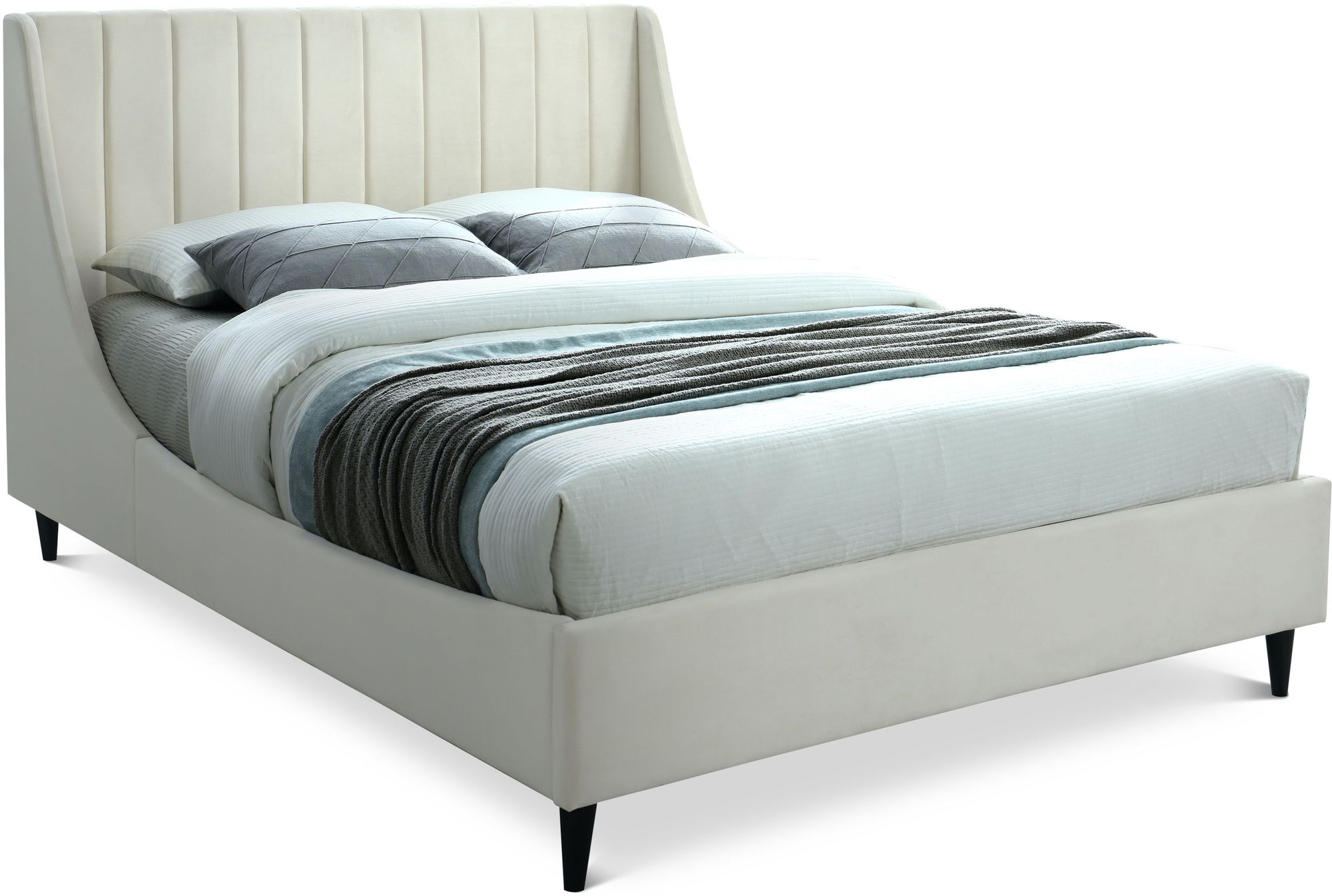 Eva Velvet Full Size Bed