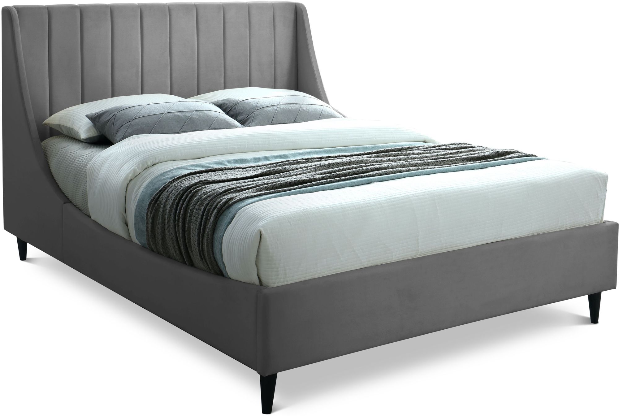 Eva Velvet Full Size Bed
