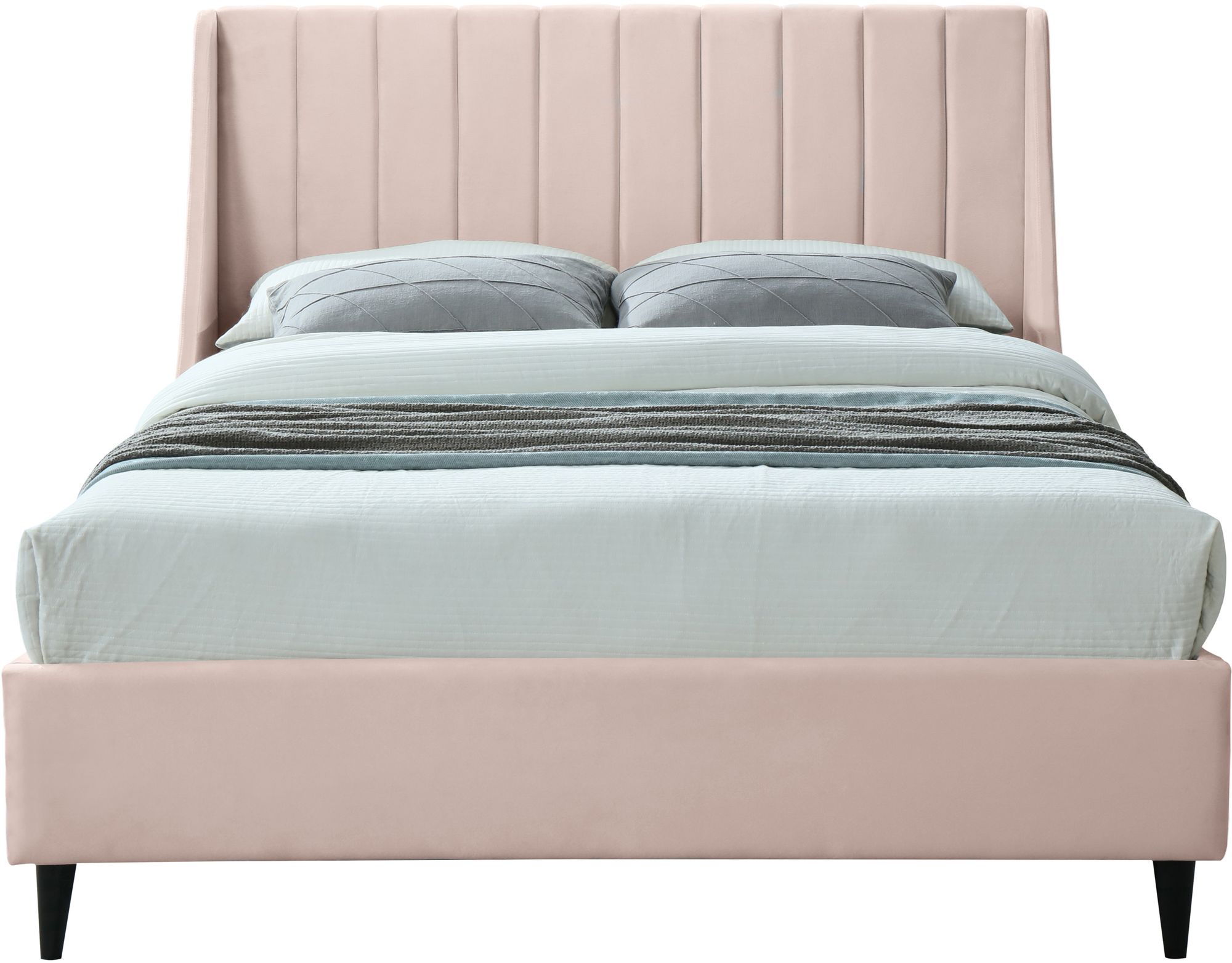 Eva Velvet Full Size Bed