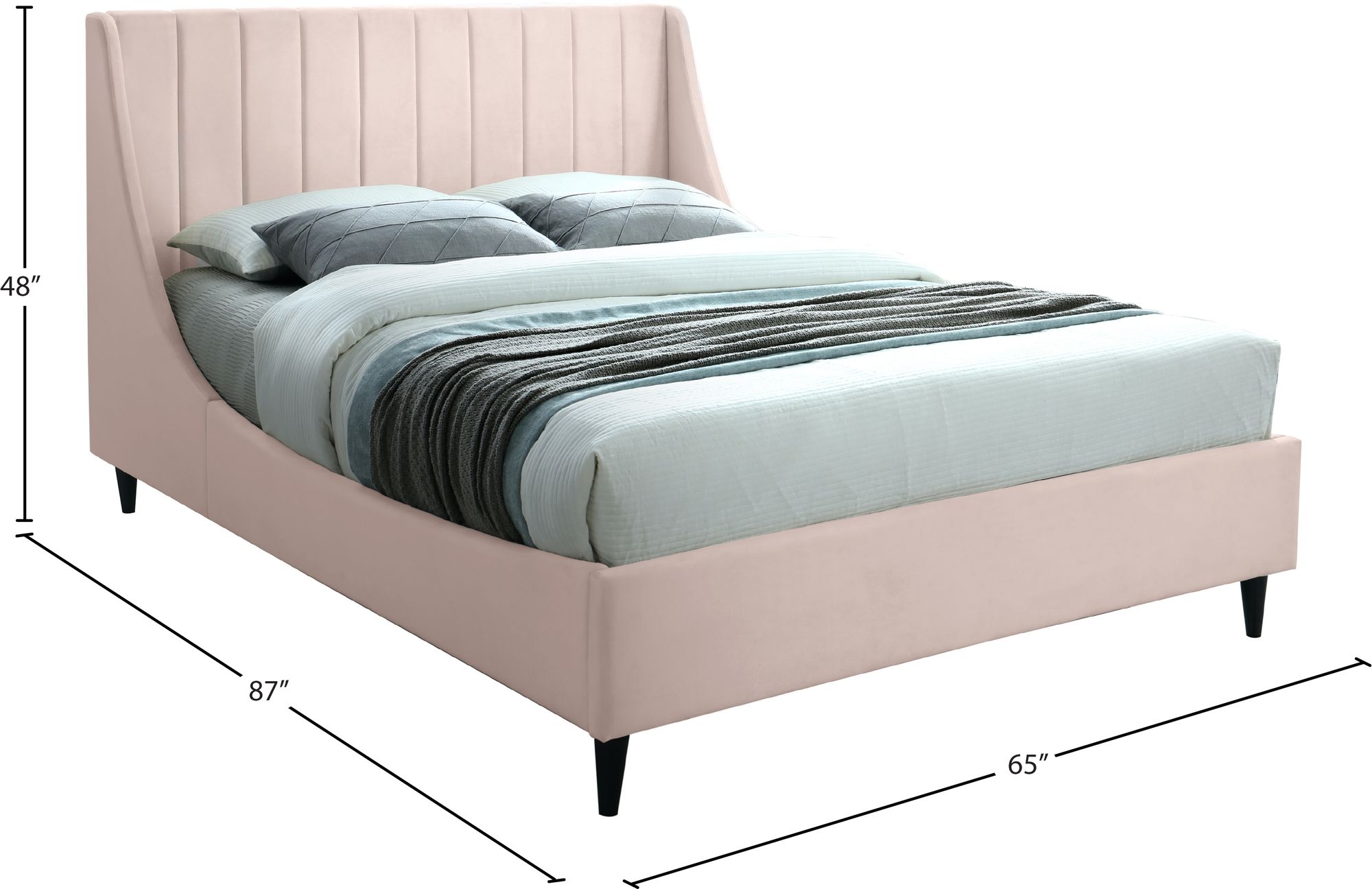 Eva Velvet Bed