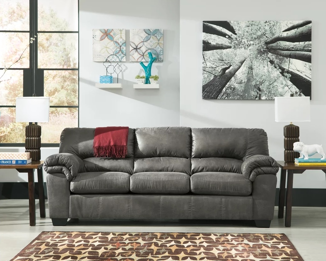 Ashley Bladen Polyester Shadow Sofa by Ashley Furniture
