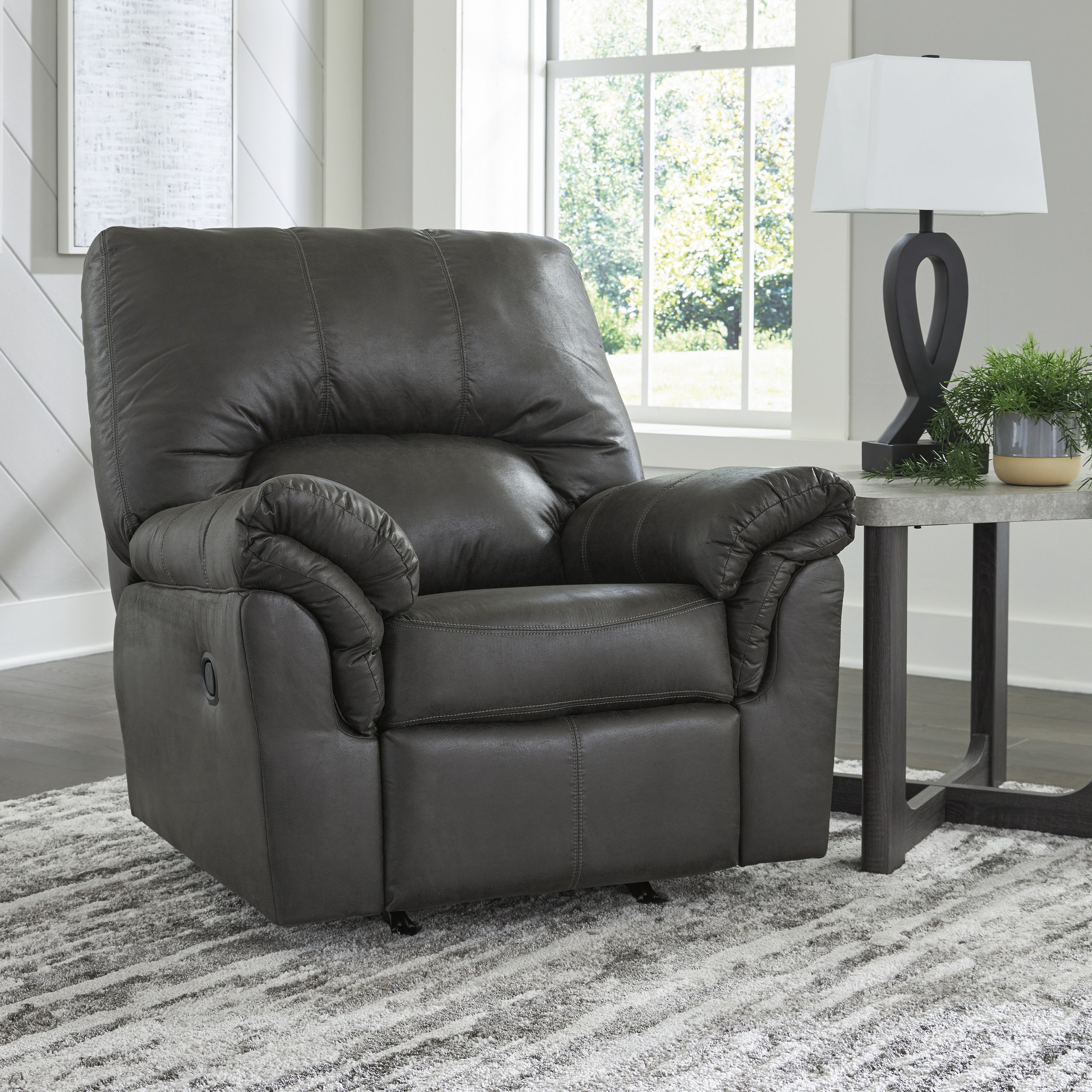 Bladen Faux Leather Rocker Recliner