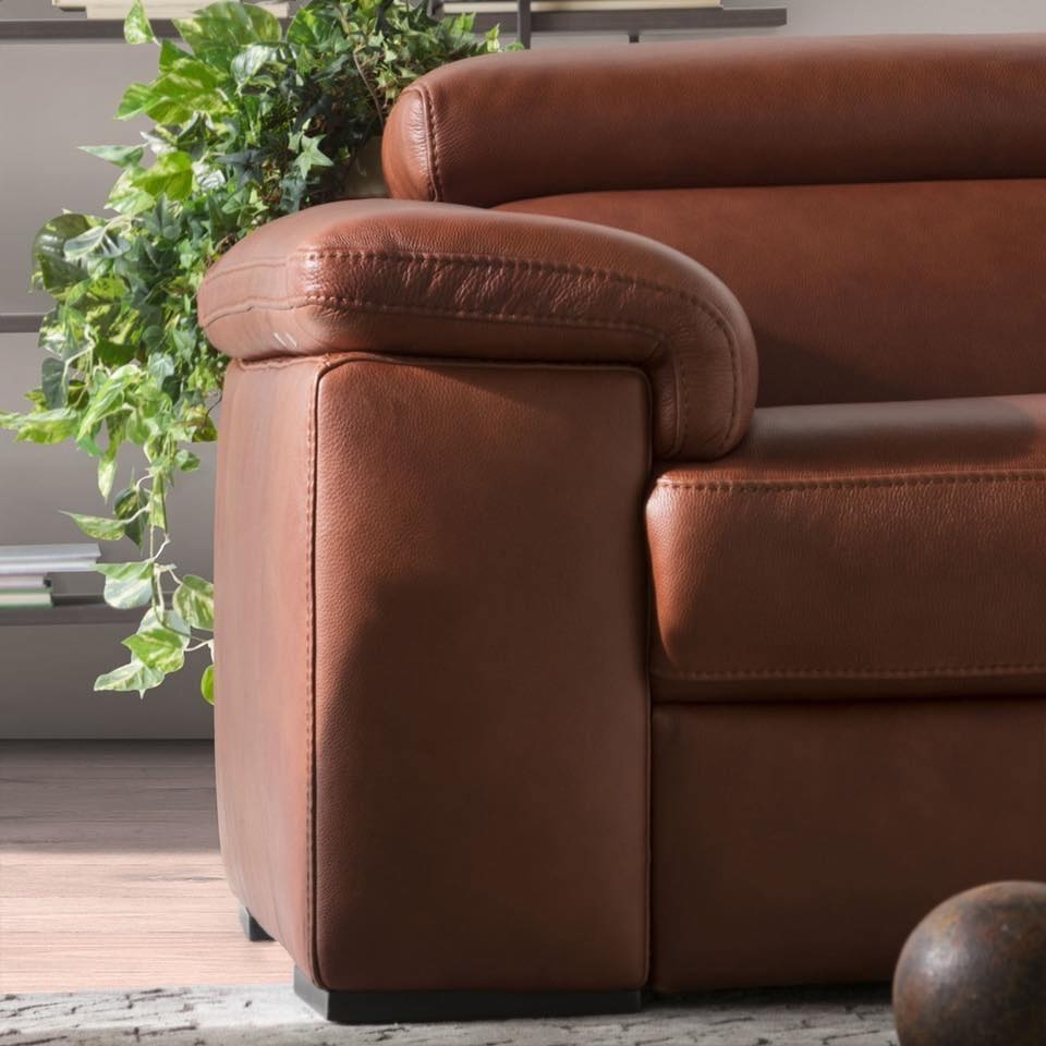 Solare Fabric/Leather Reclining Living Room Set
