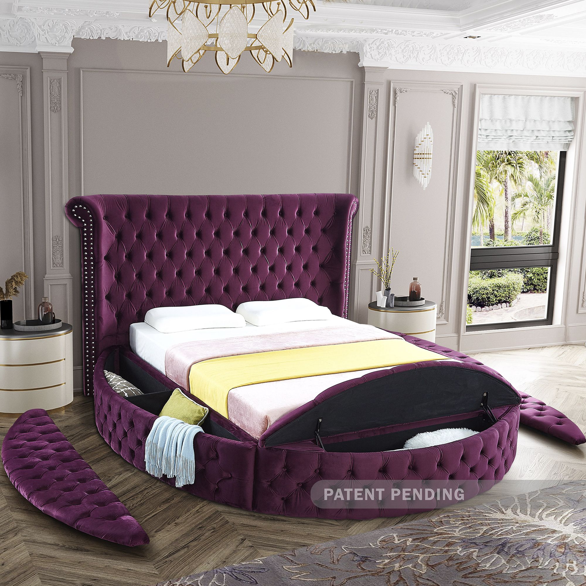 Luxus Velvet King Size Bed