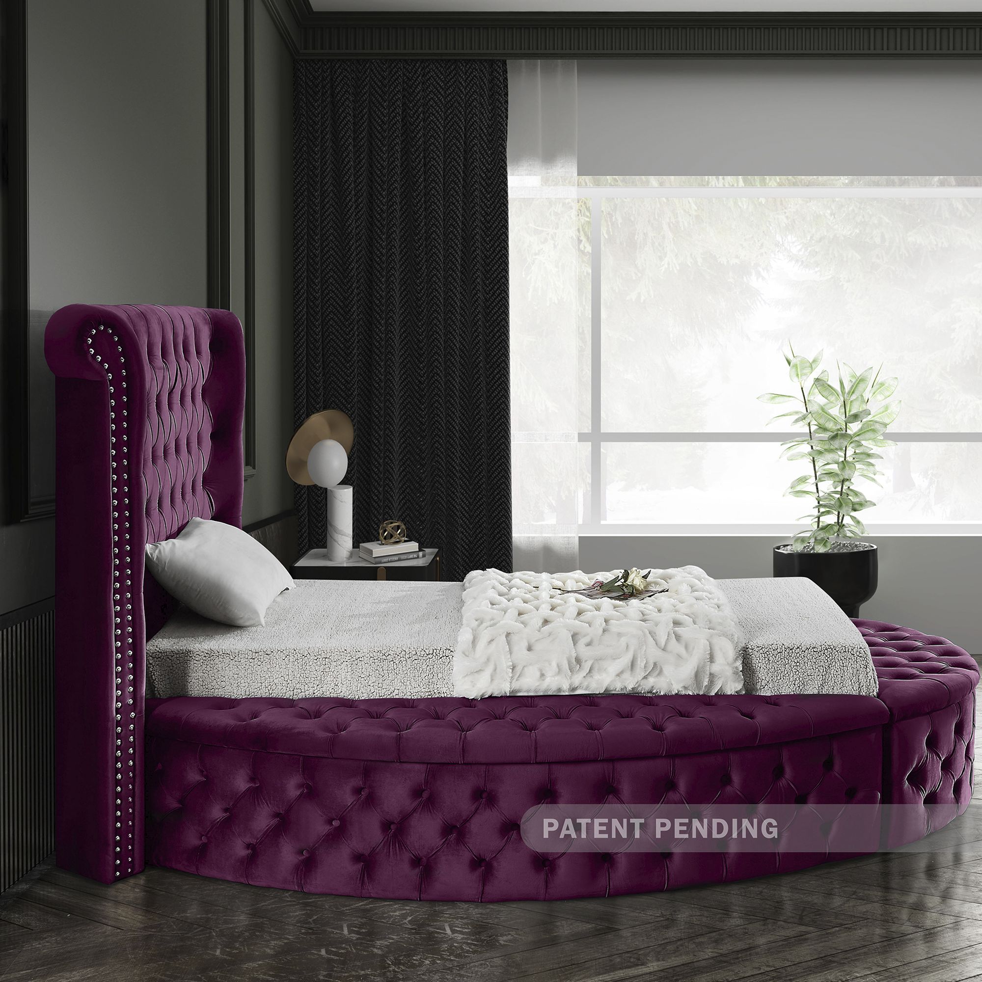 Luxus Velvet Twin Size Bed