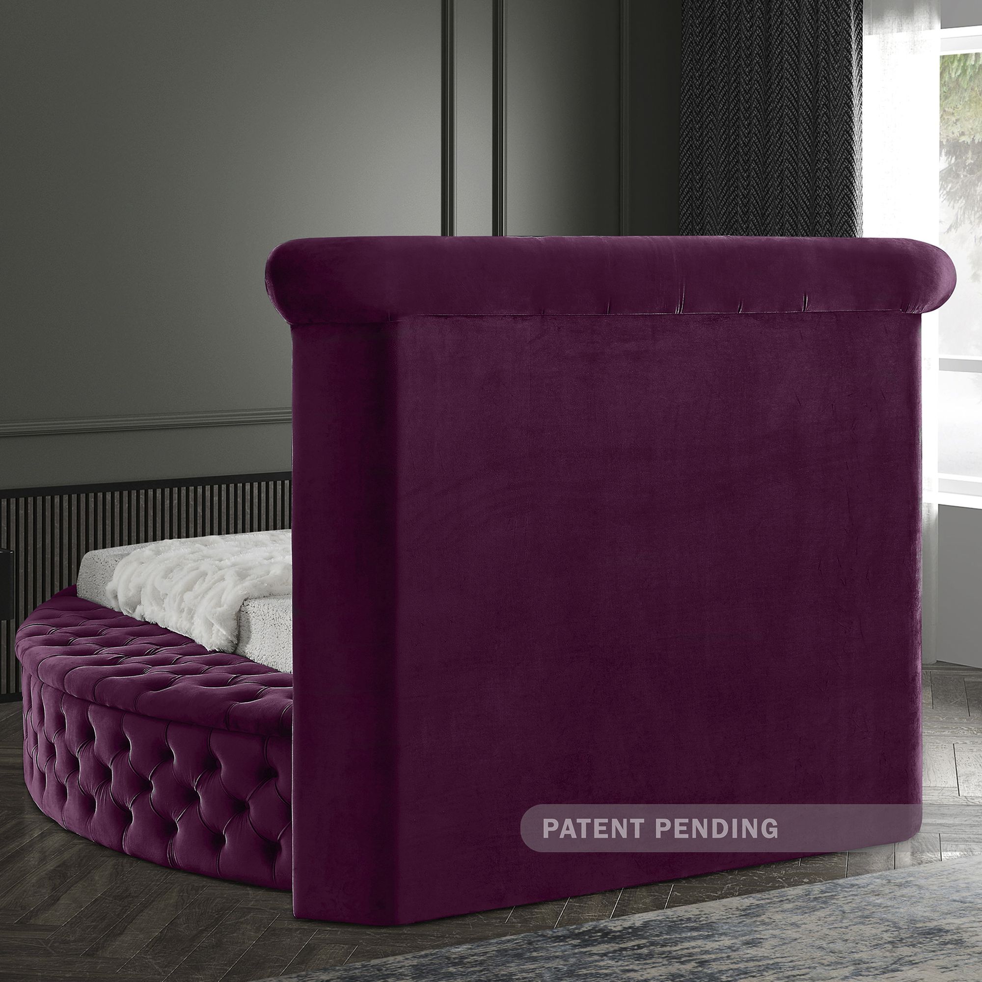 Luxus Velvet Twin Size Bed