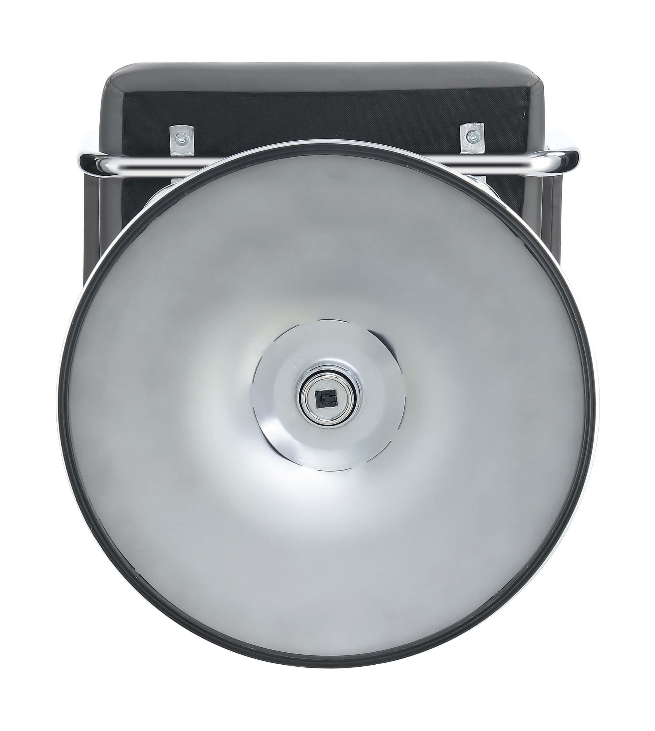 Palomar Leatherette Bar Stool with Adjustable Chrome Base