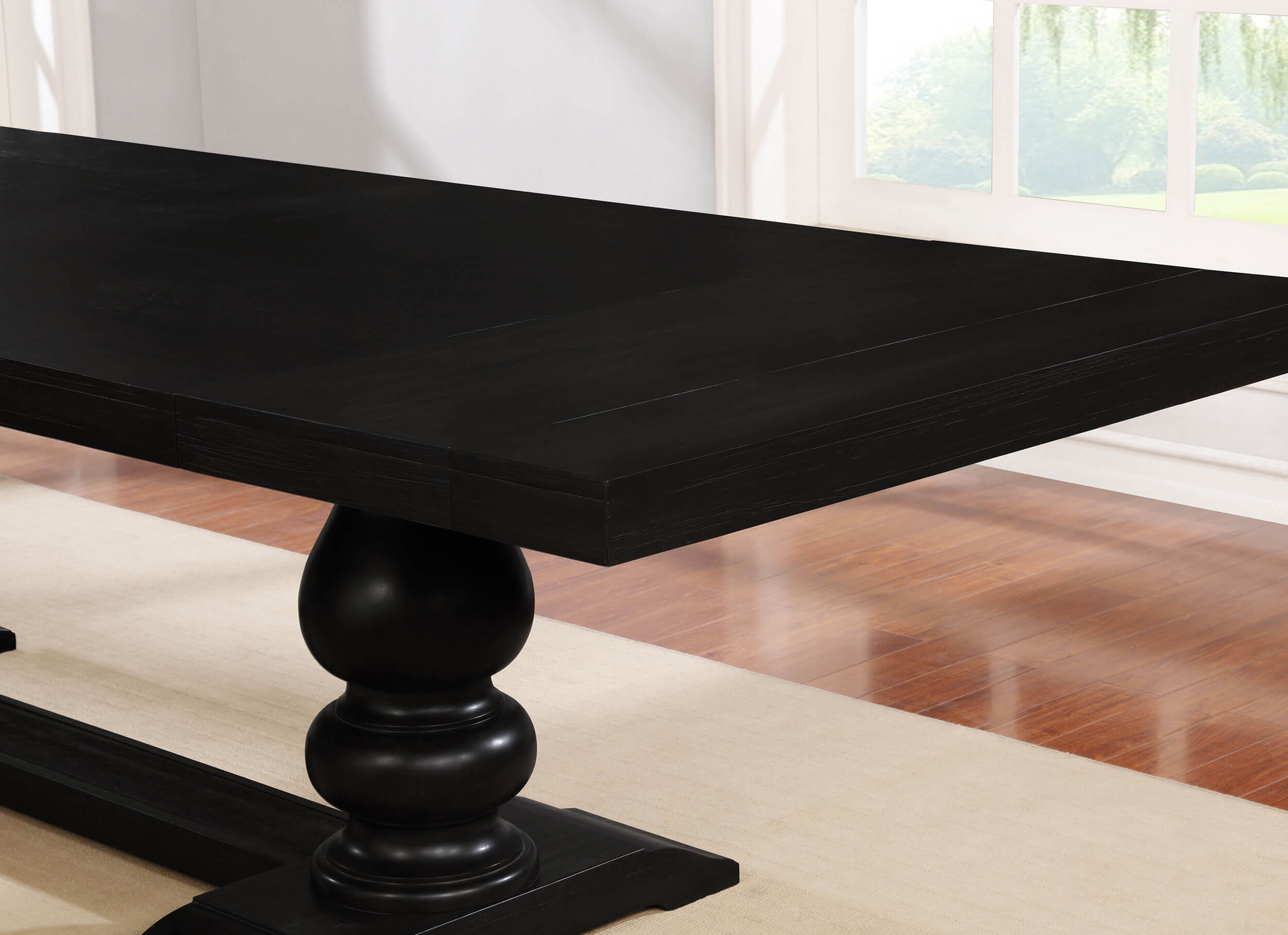 Phelps Wood/Wood Veneer Rectangular Dining Table