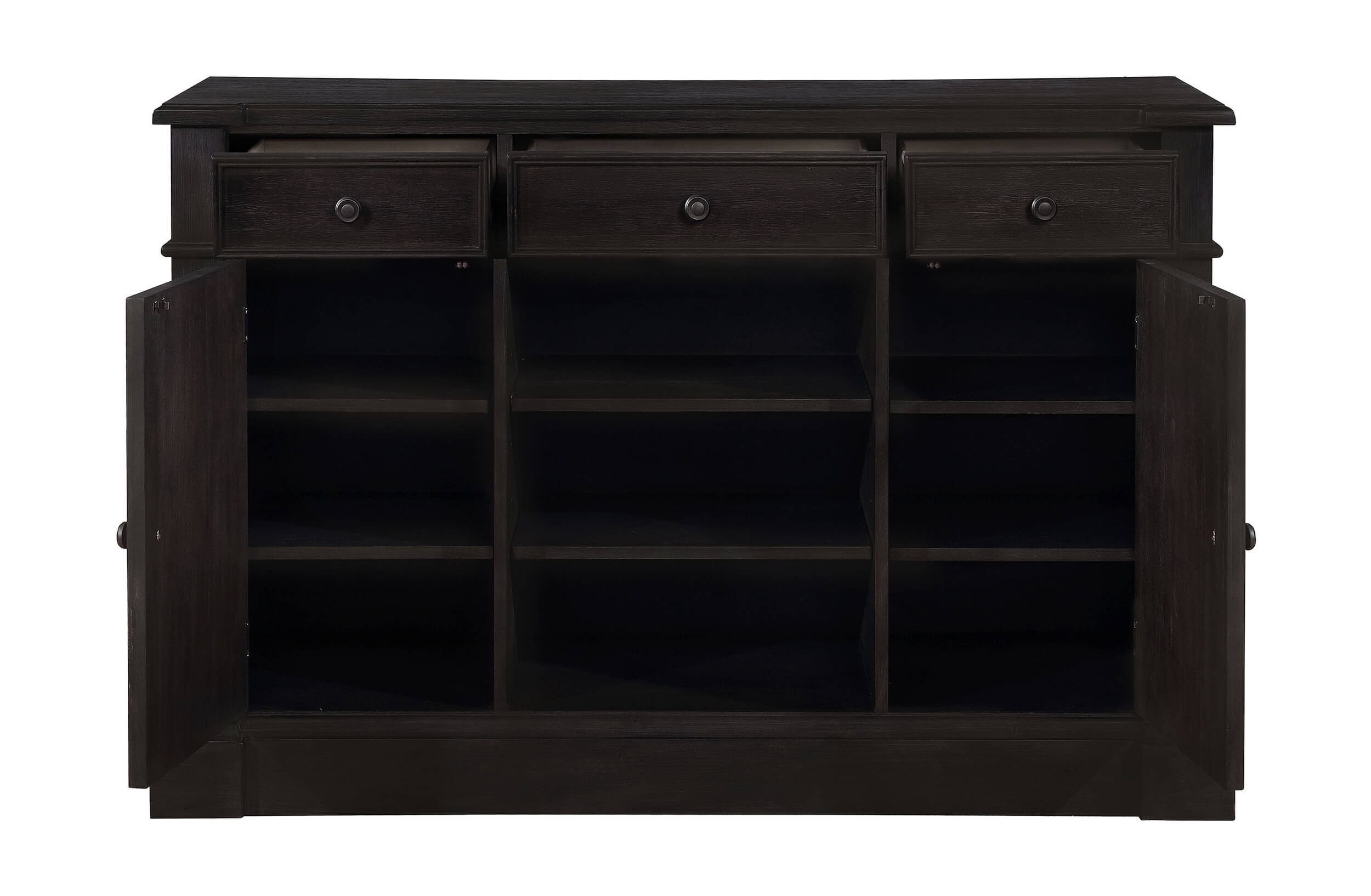 Phelps 2-door Wood Server