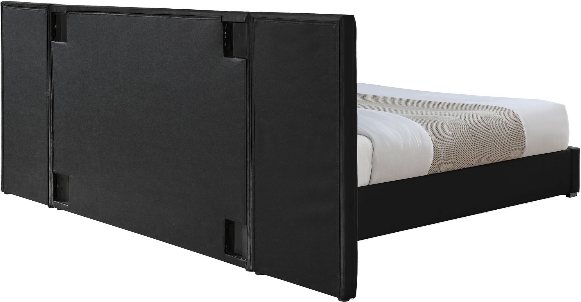 Pablo Velvet King Size Bed