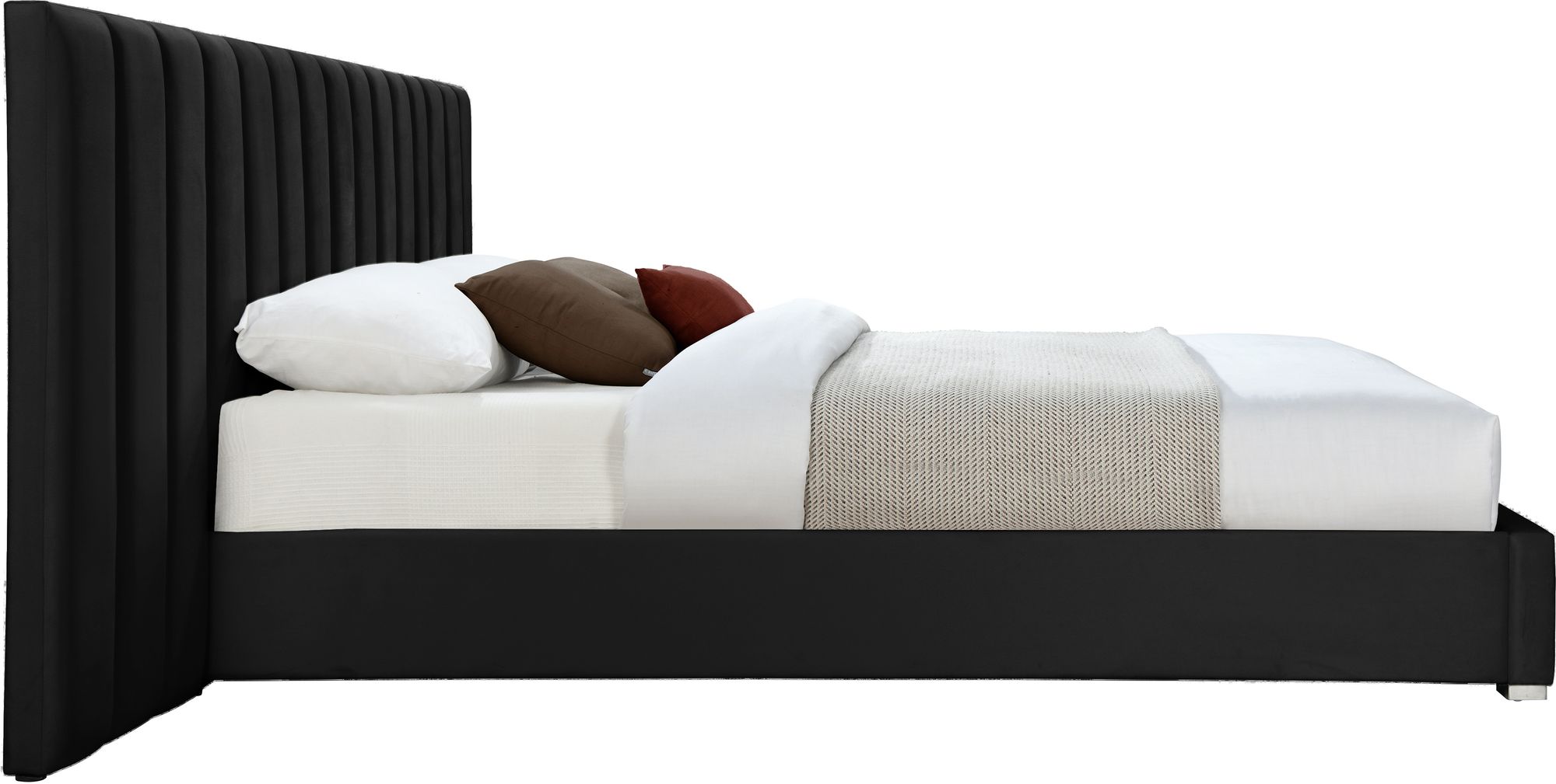 Pablo Velvet Queen Size Bed