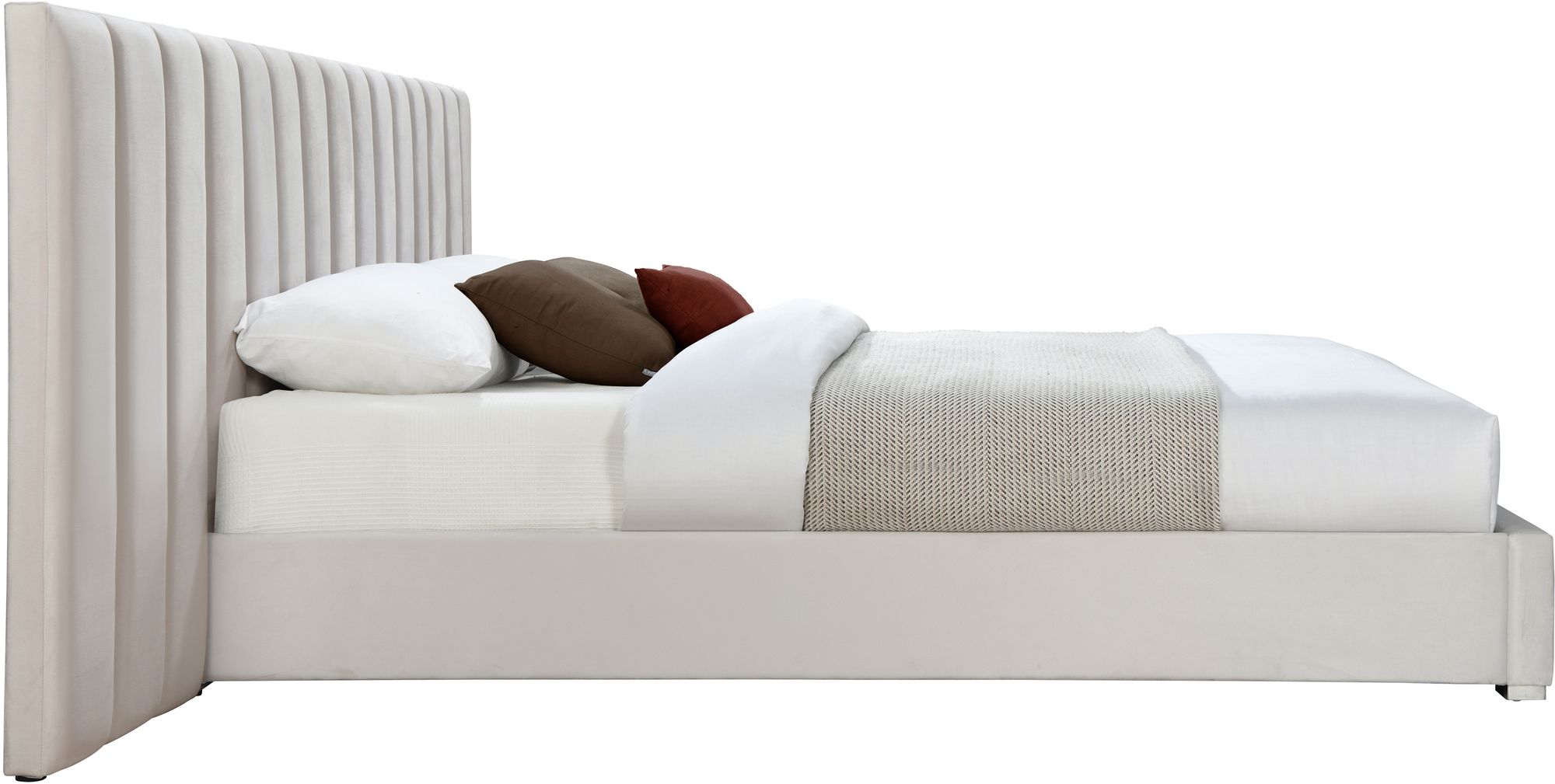Pablo Velvet King Size Bed