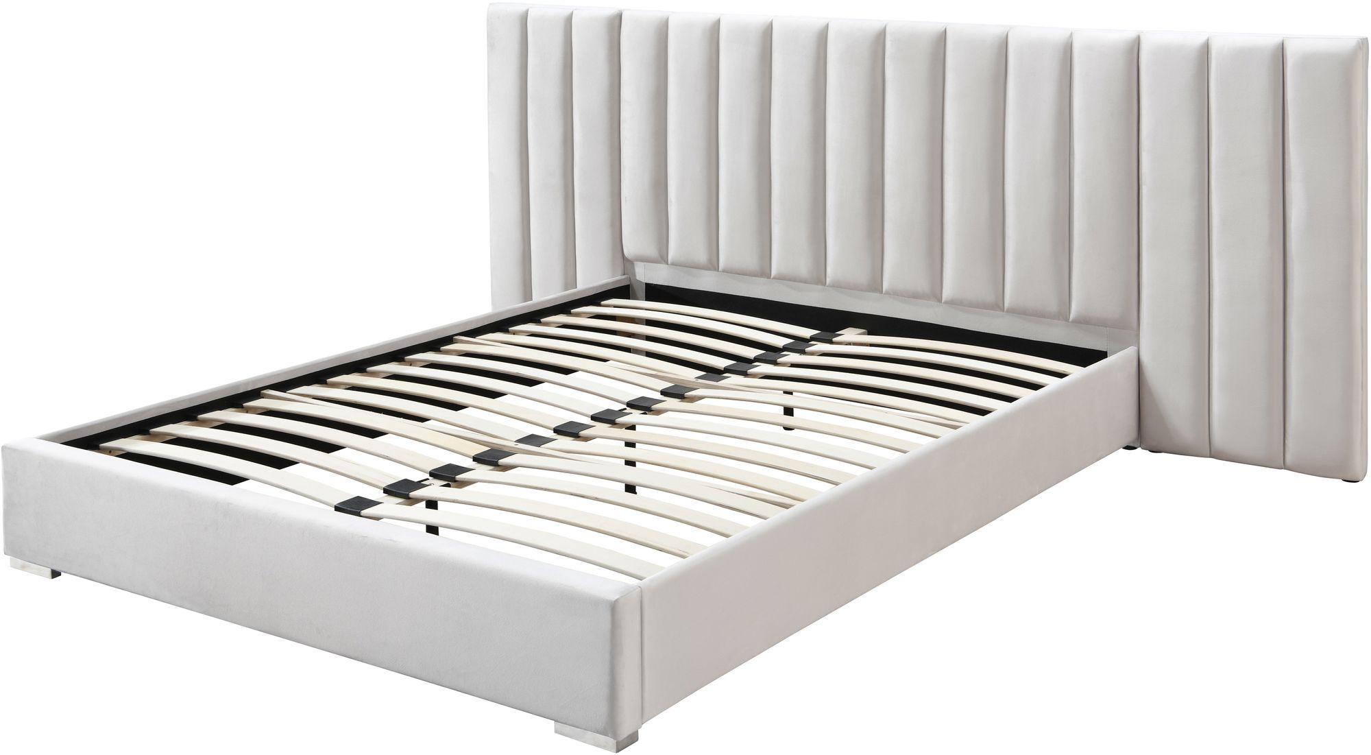 Pablo Velvet King Size Bed