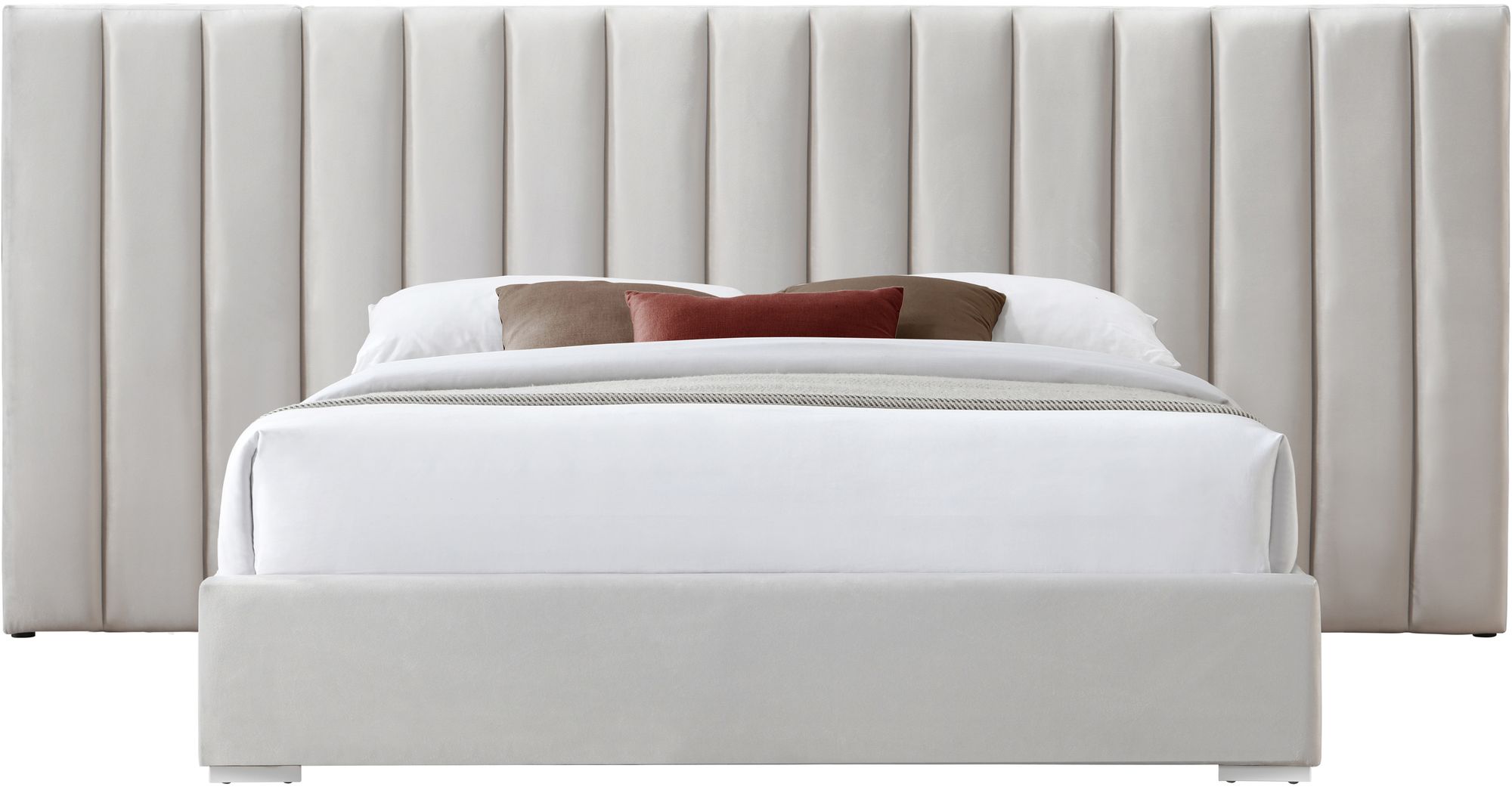 Pablo Velvet Queen Size Bed
