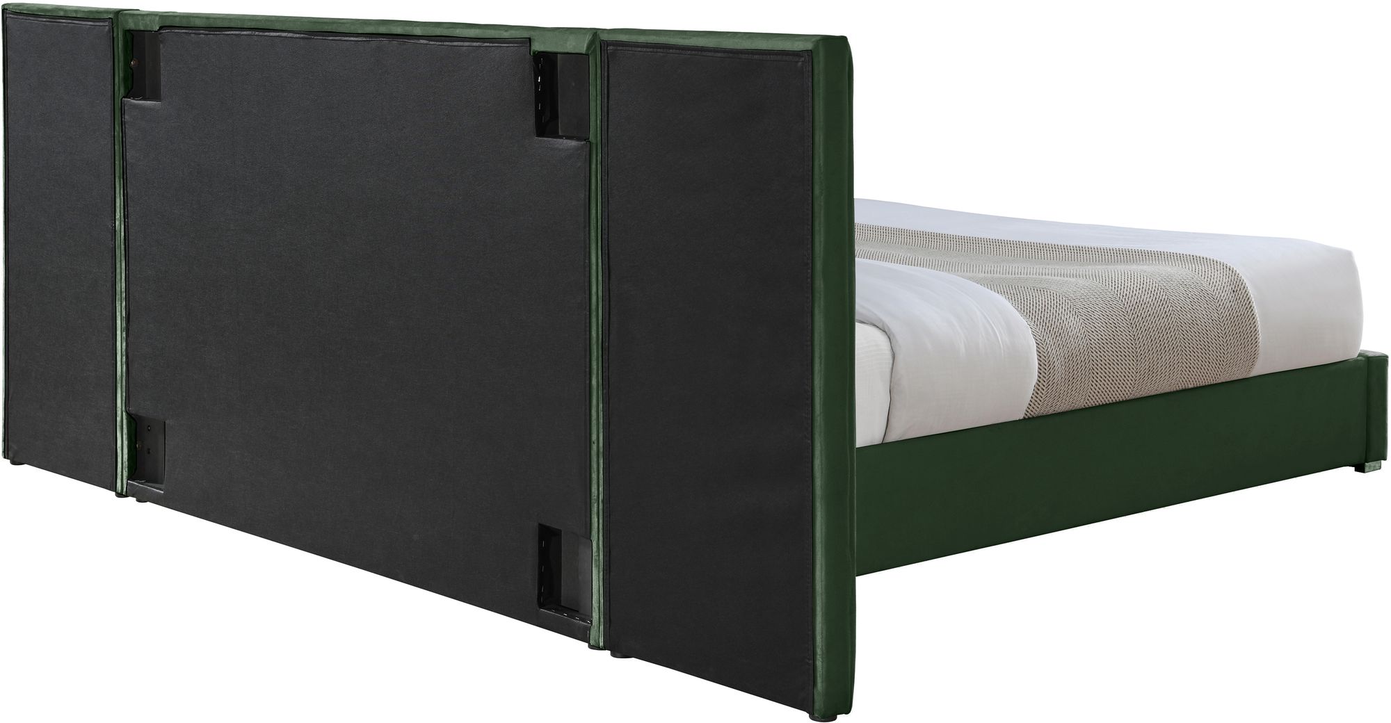 Pablo Velvet King Size Bed
