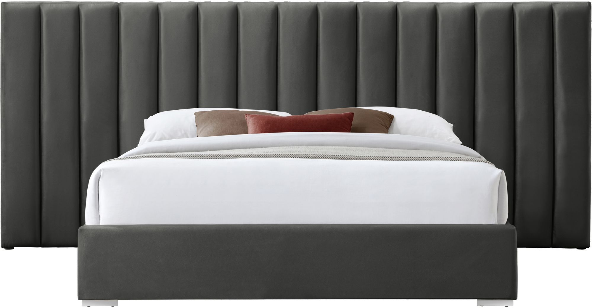 Pablo Velvet Queen Size Bed