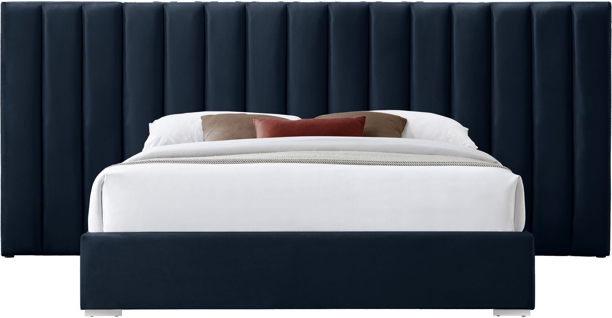 Pablo Velvet Queen Size Bed