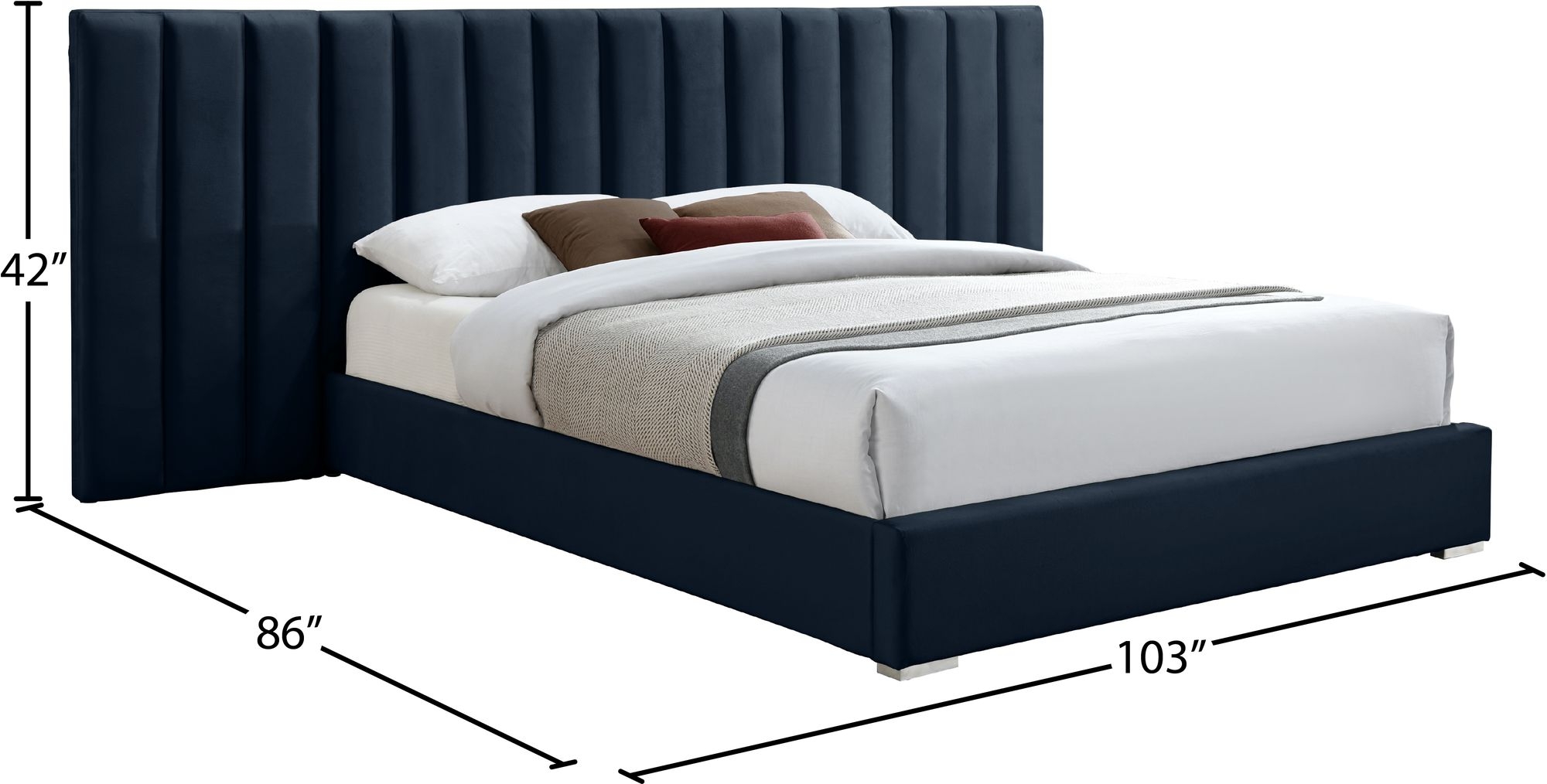 Pablo Velvet Bed