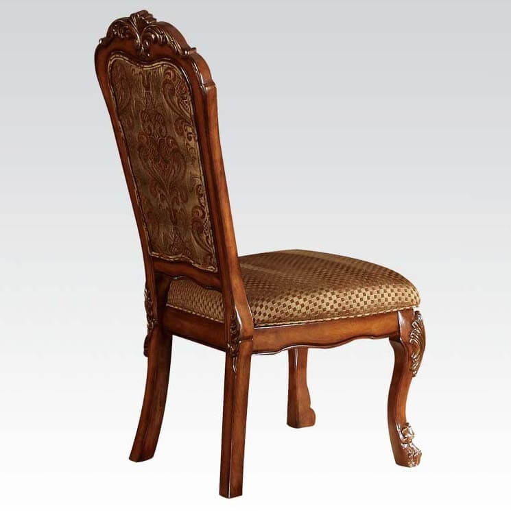 Dresden Wood/PU/Fabric Dining Set by ACME
