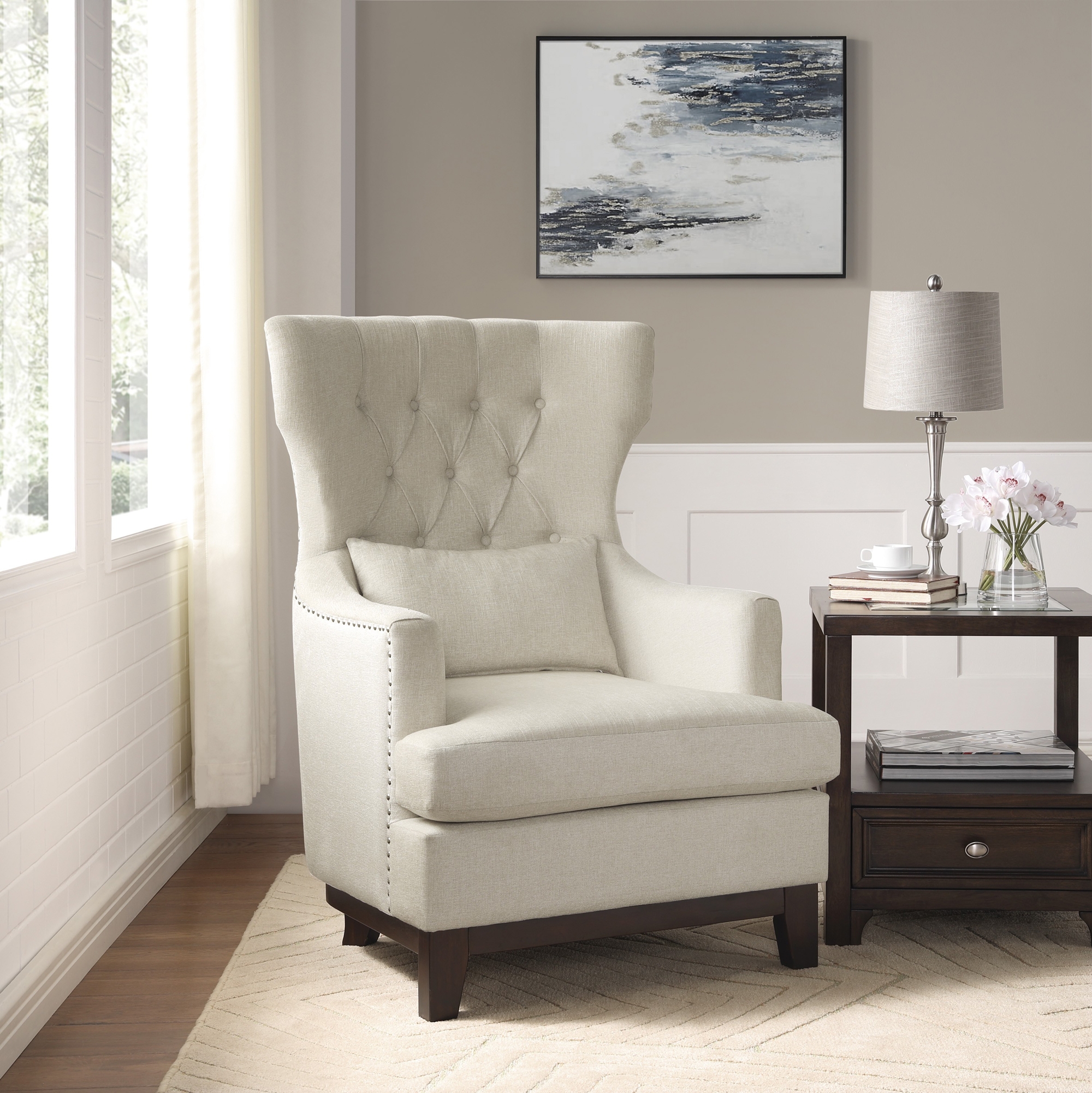 Adriano Fabric Accent Chair