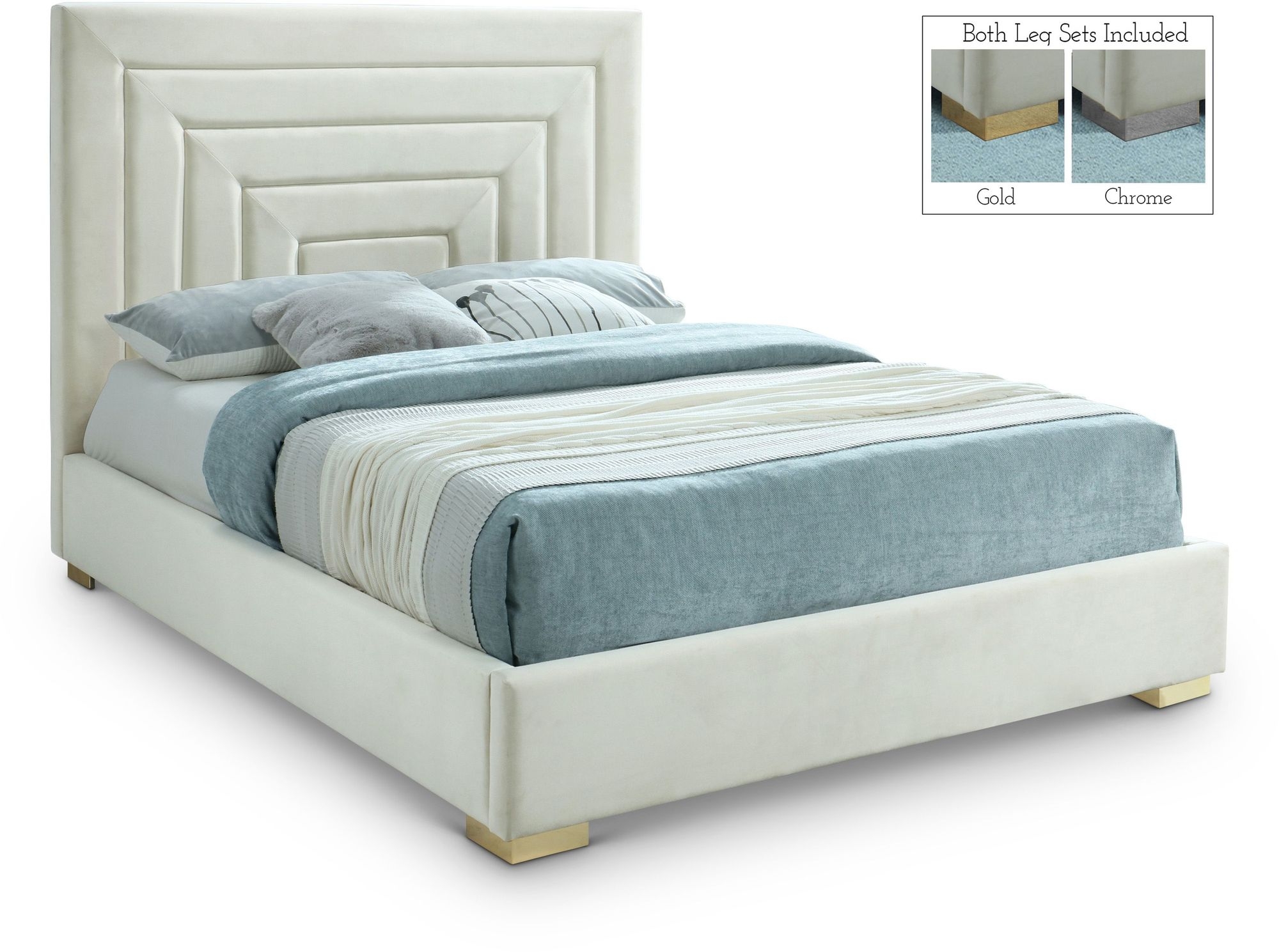 Nora Velvet Bed