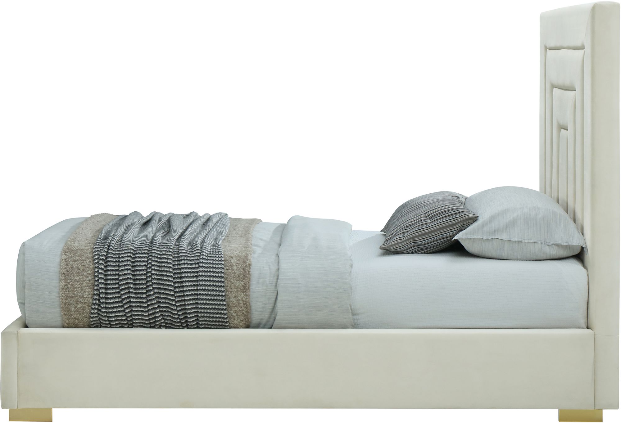Nora Velvet Twin Size Bed