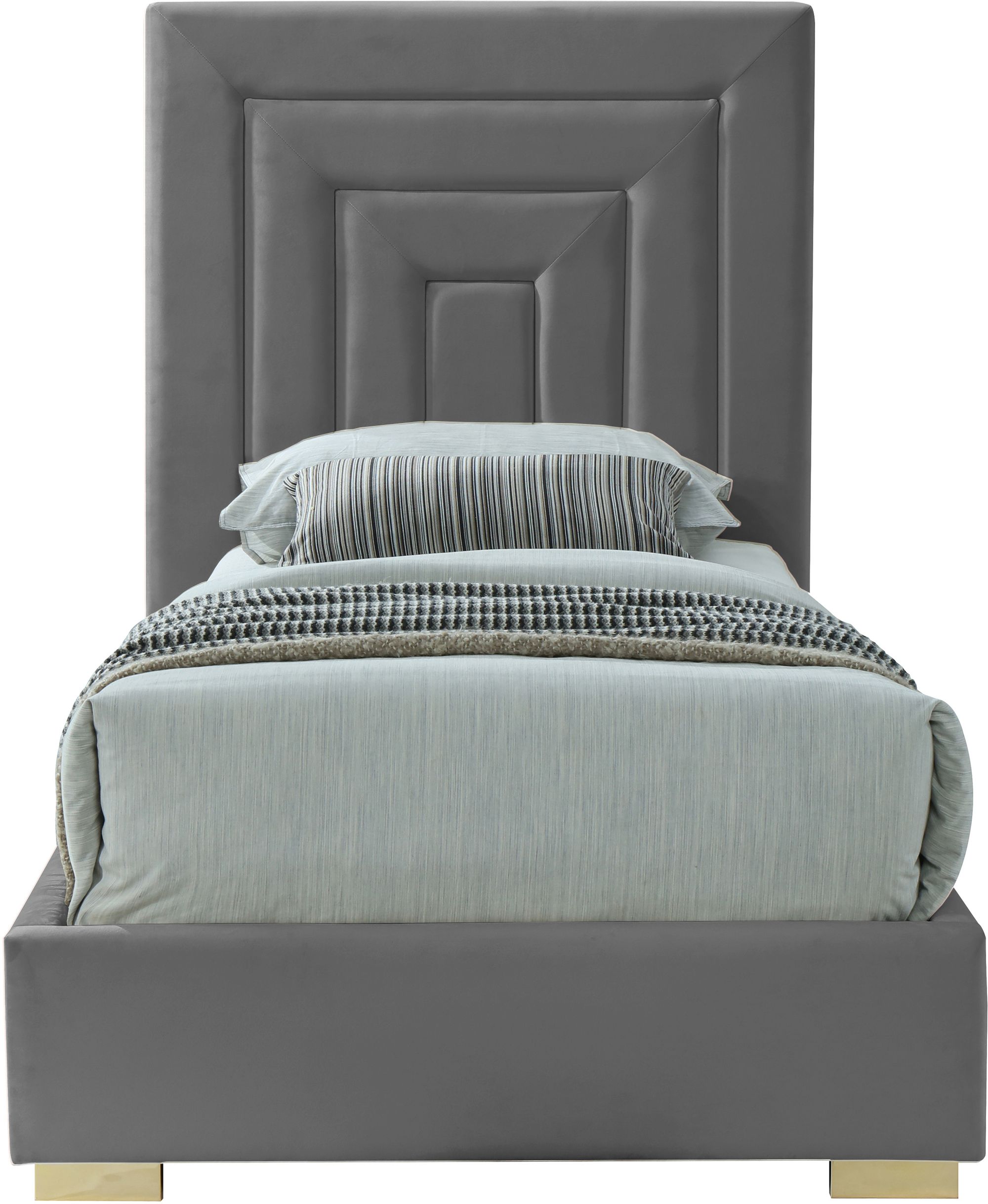 Nora Velvet Twin Size Bed