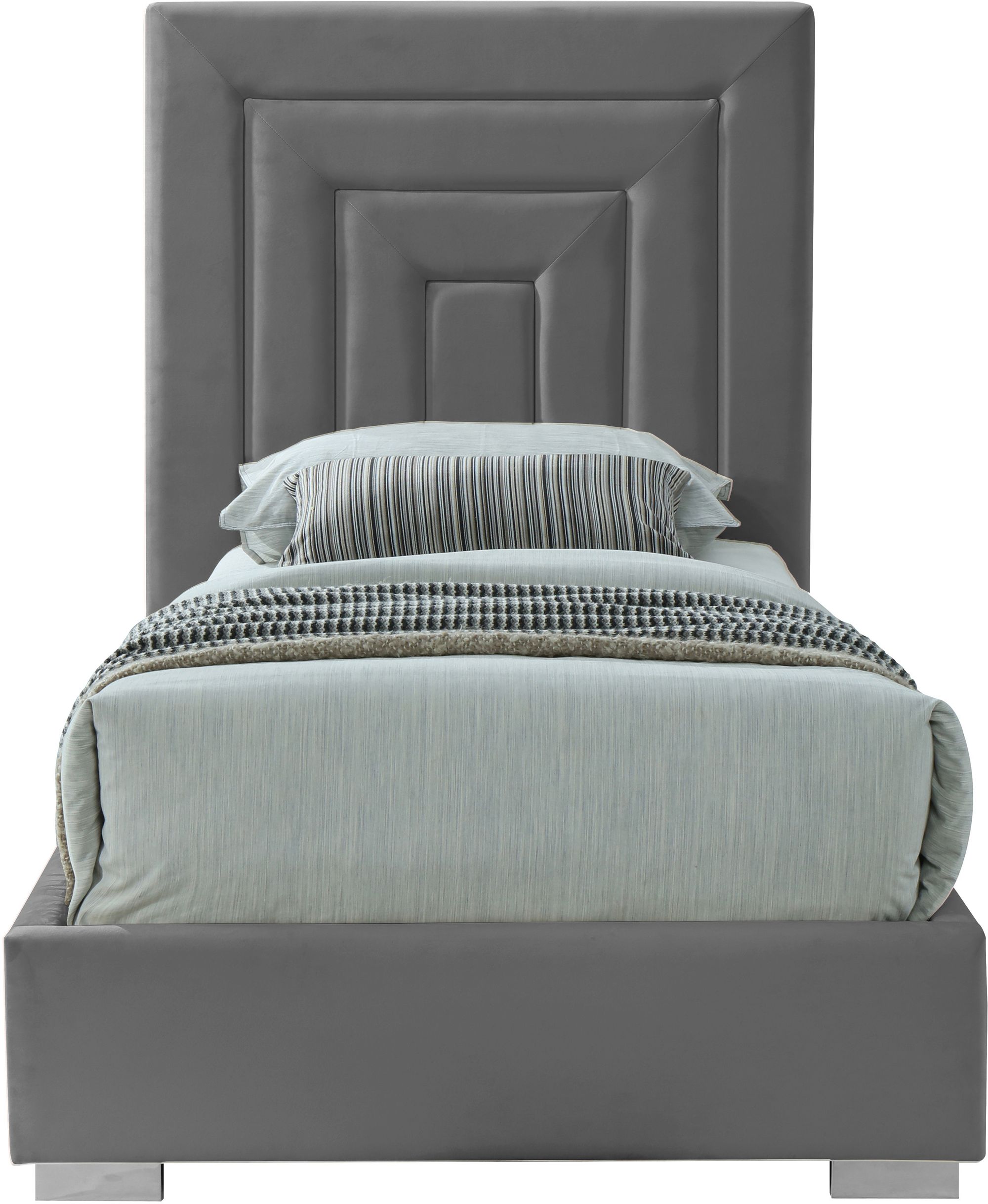 Nora Velvet Twin Size Bed