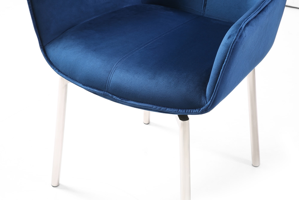 1218 Fabric Swivel Dining Chair