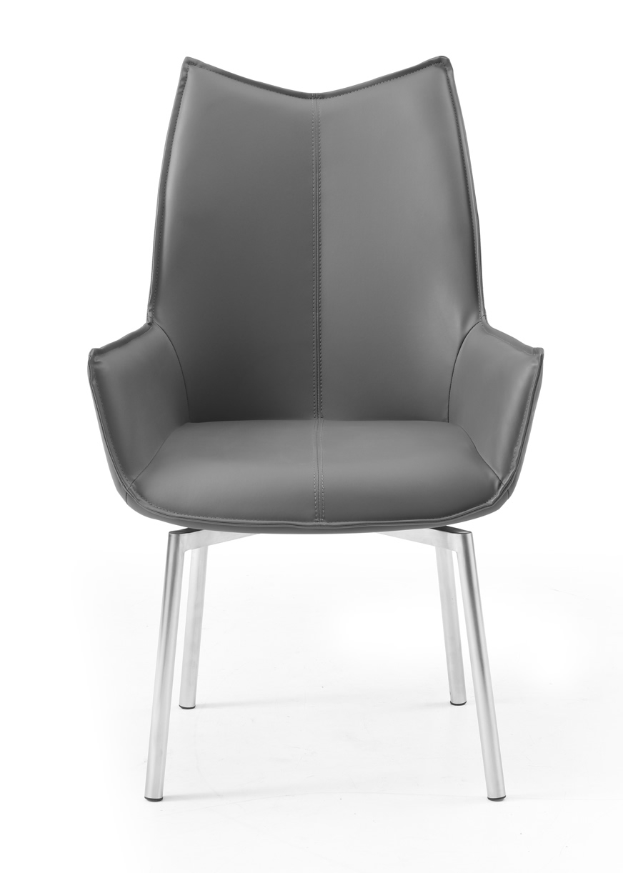 1218 PU Swivel Dining Chair