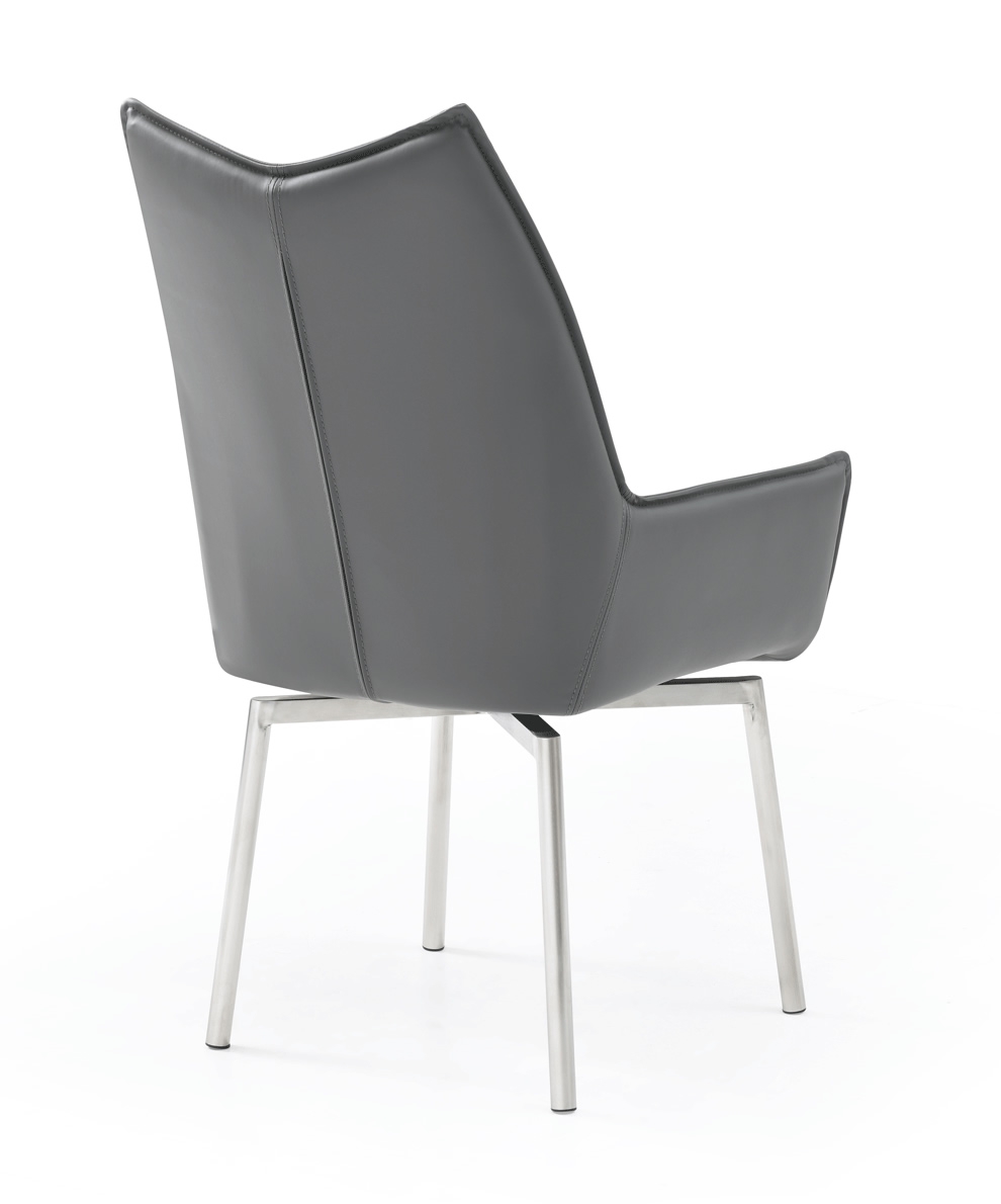 1218 PU Swivel Dining Chair
