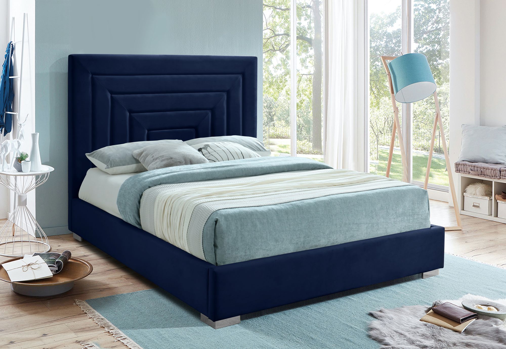 Nora Velvet Full Size Bed