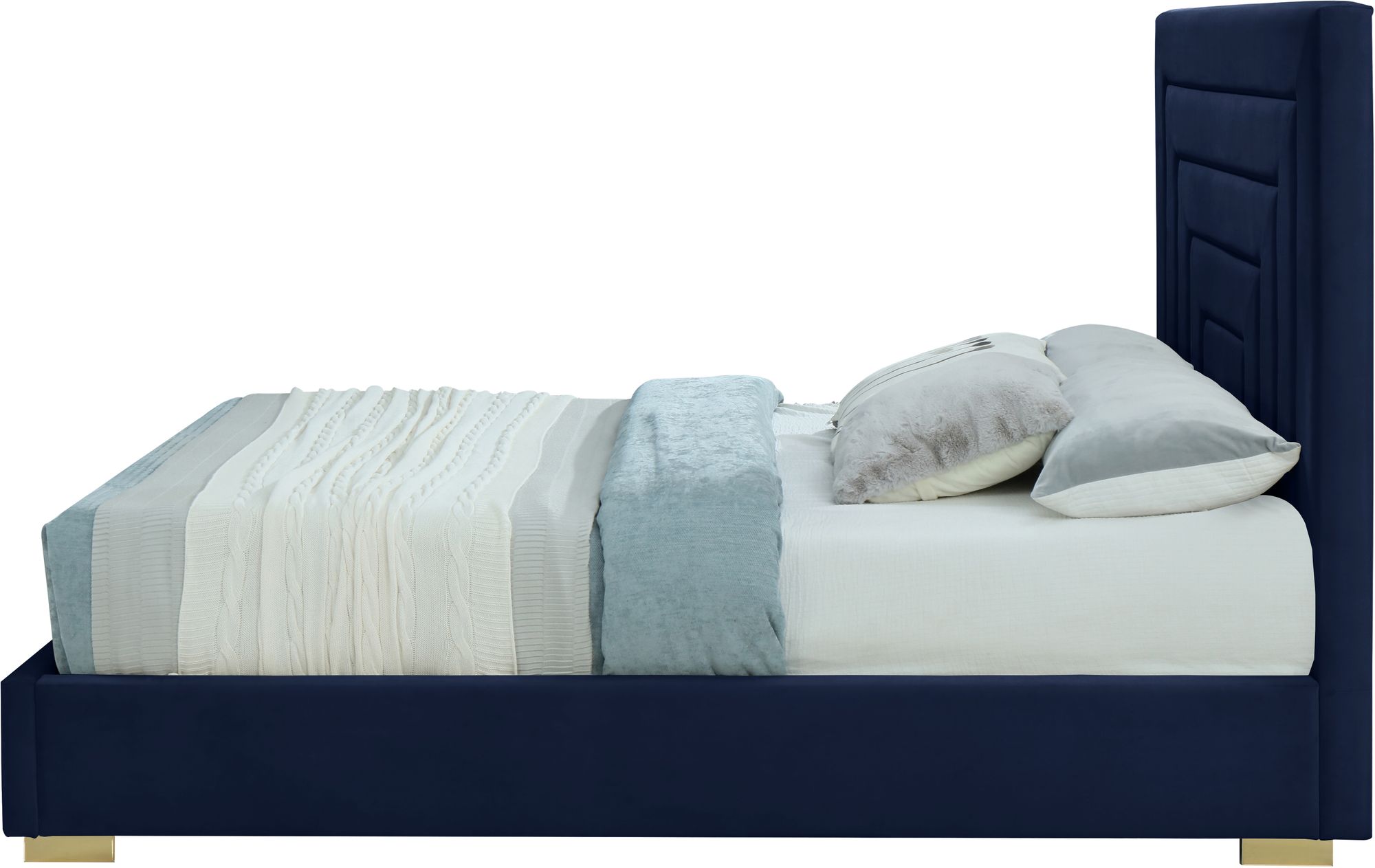 Nora Velvet Full Size Bed