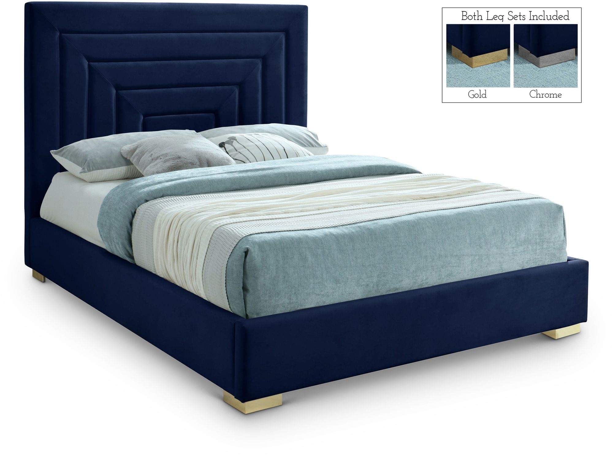 Nora Velvet Bed
