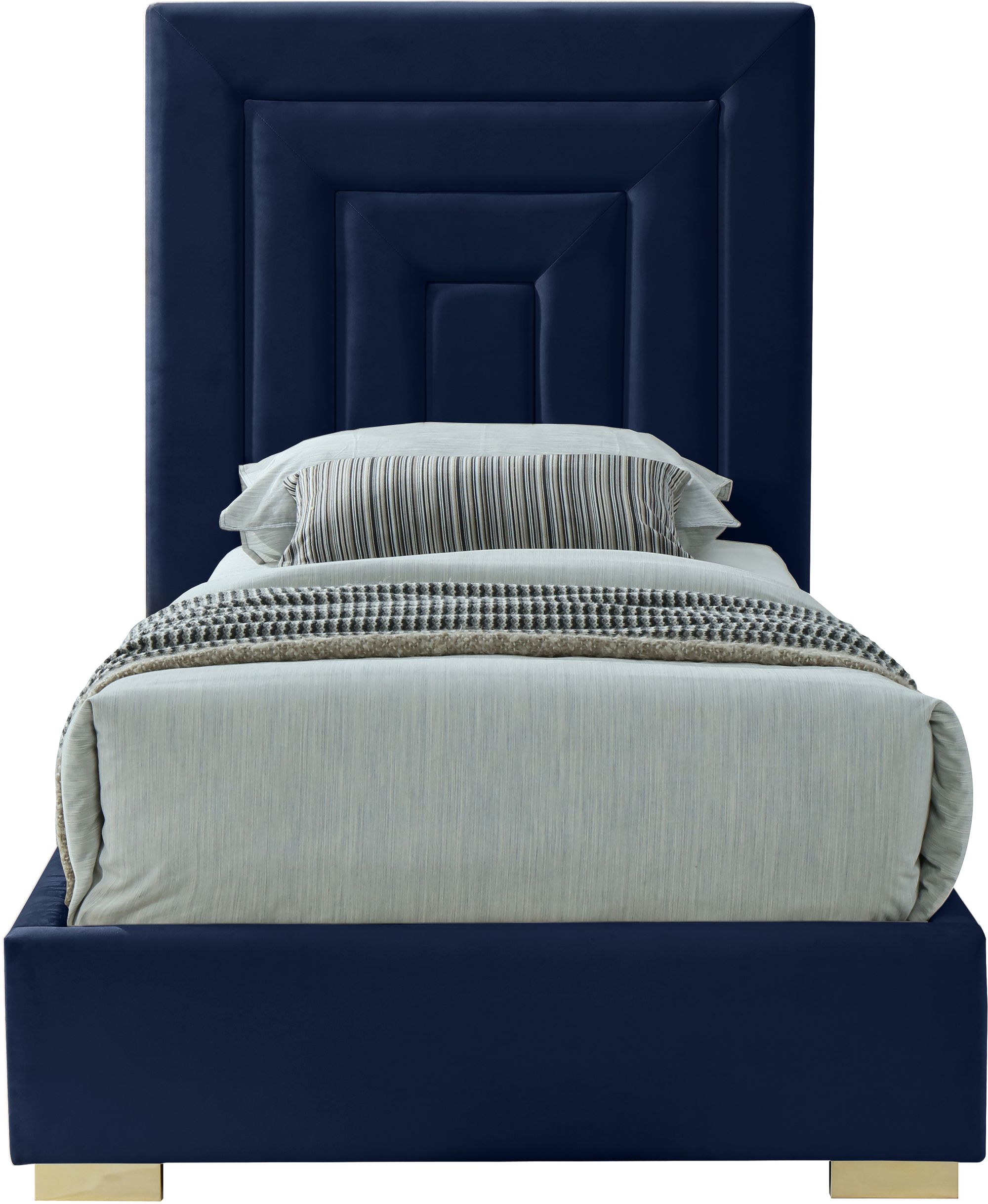 Nora Velvet Twin Size Bed