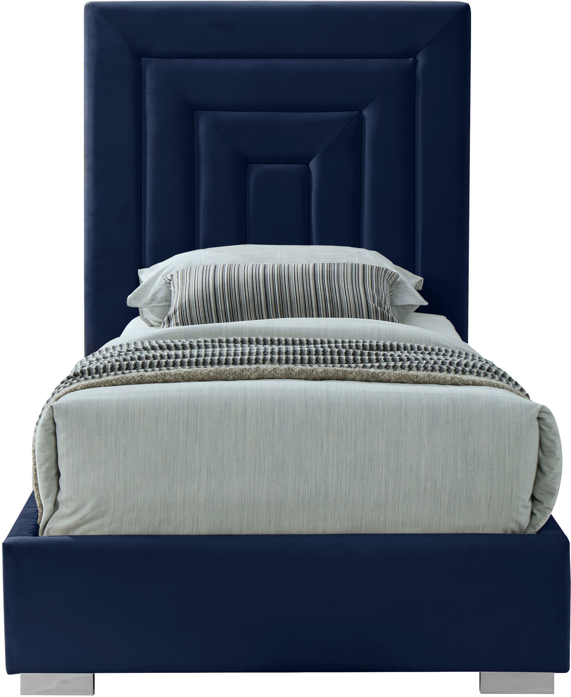 Nora Velvet Twin Size Bed