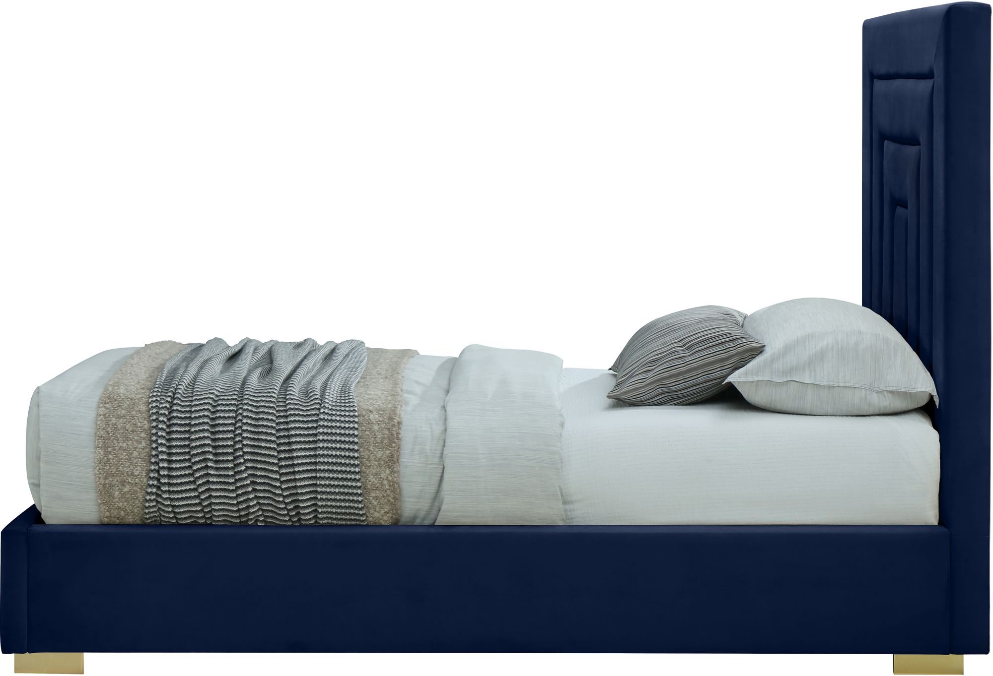 Nora Velvet Twin Size Bed