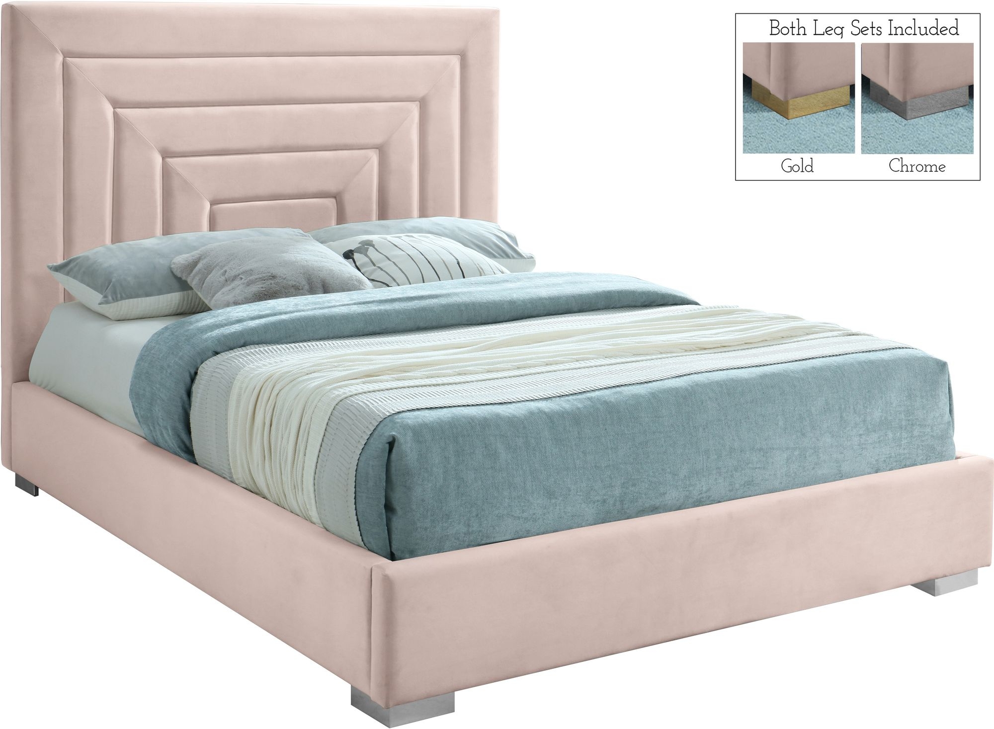 Nora Velvet Bed