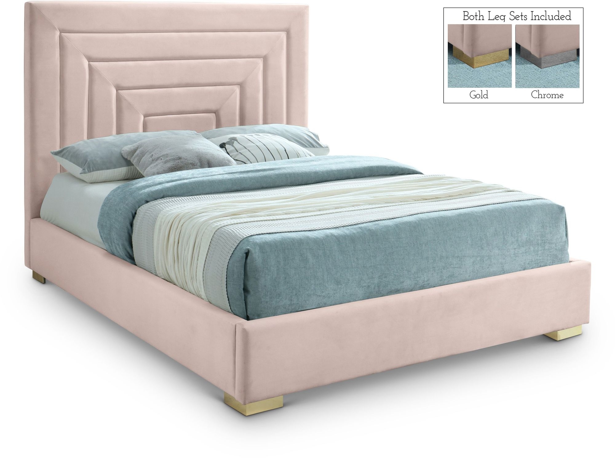 Nora Velvet Bed