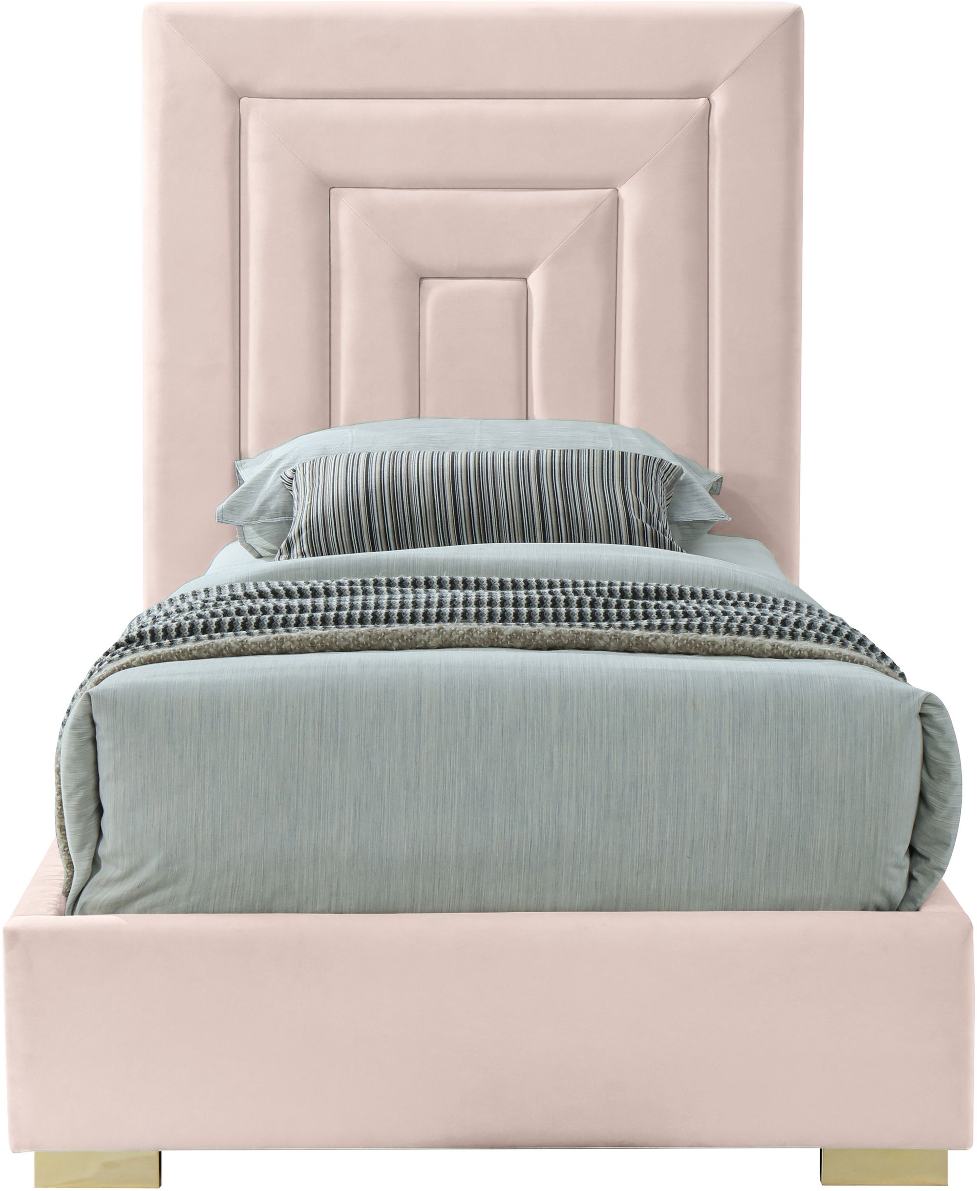 Nora Velvet Twin Size Bed