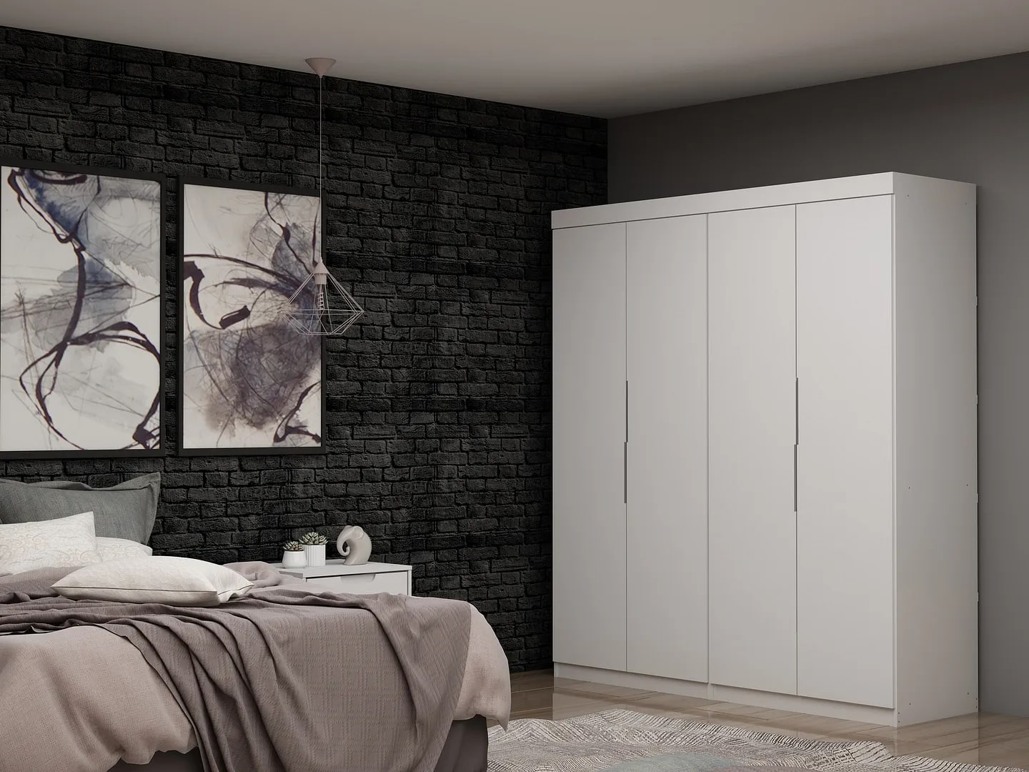 Modern Wardrobe M02008