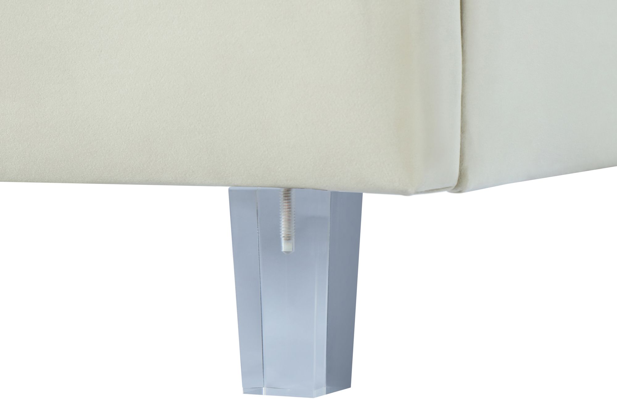 Rainbow Velvet Twin Size Bed