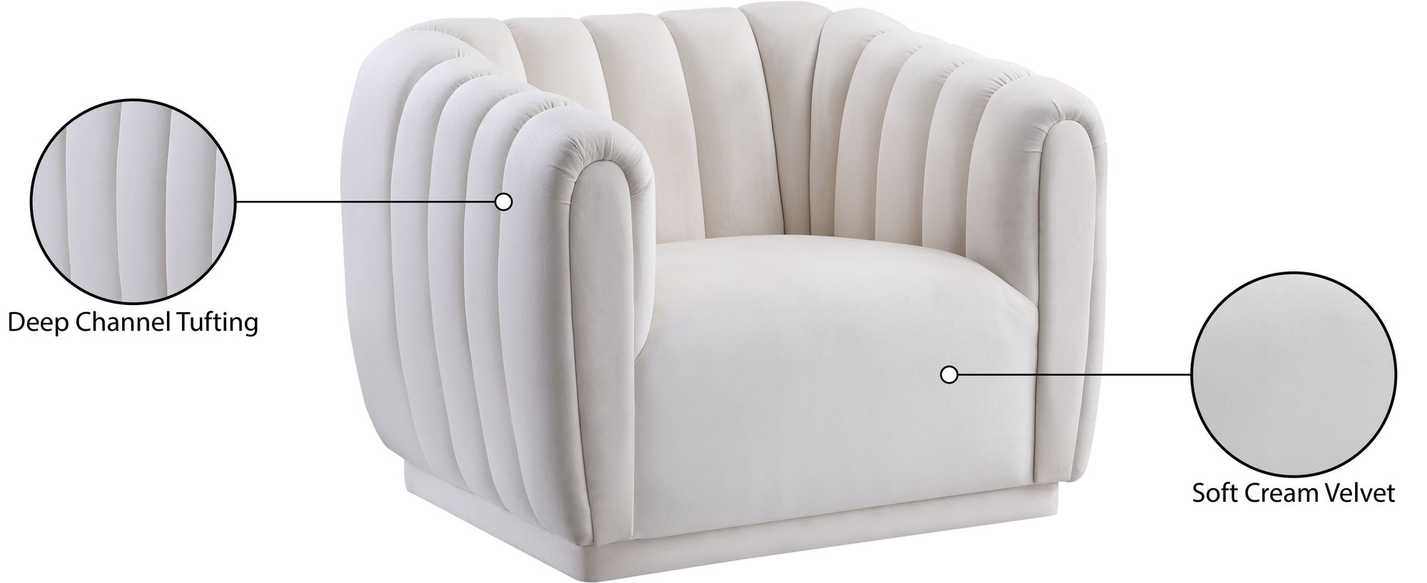Dixie Velvet Chair