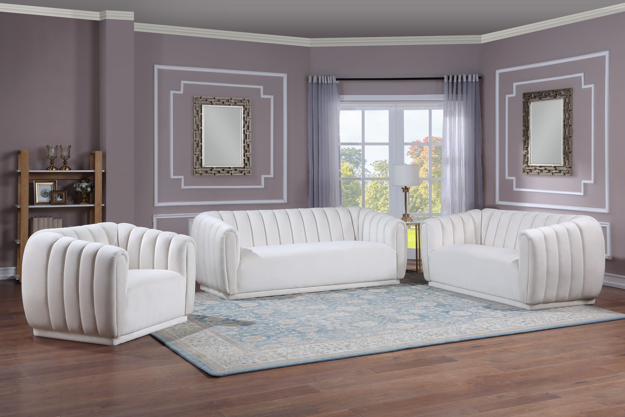 Dixie Velvet Loveseat